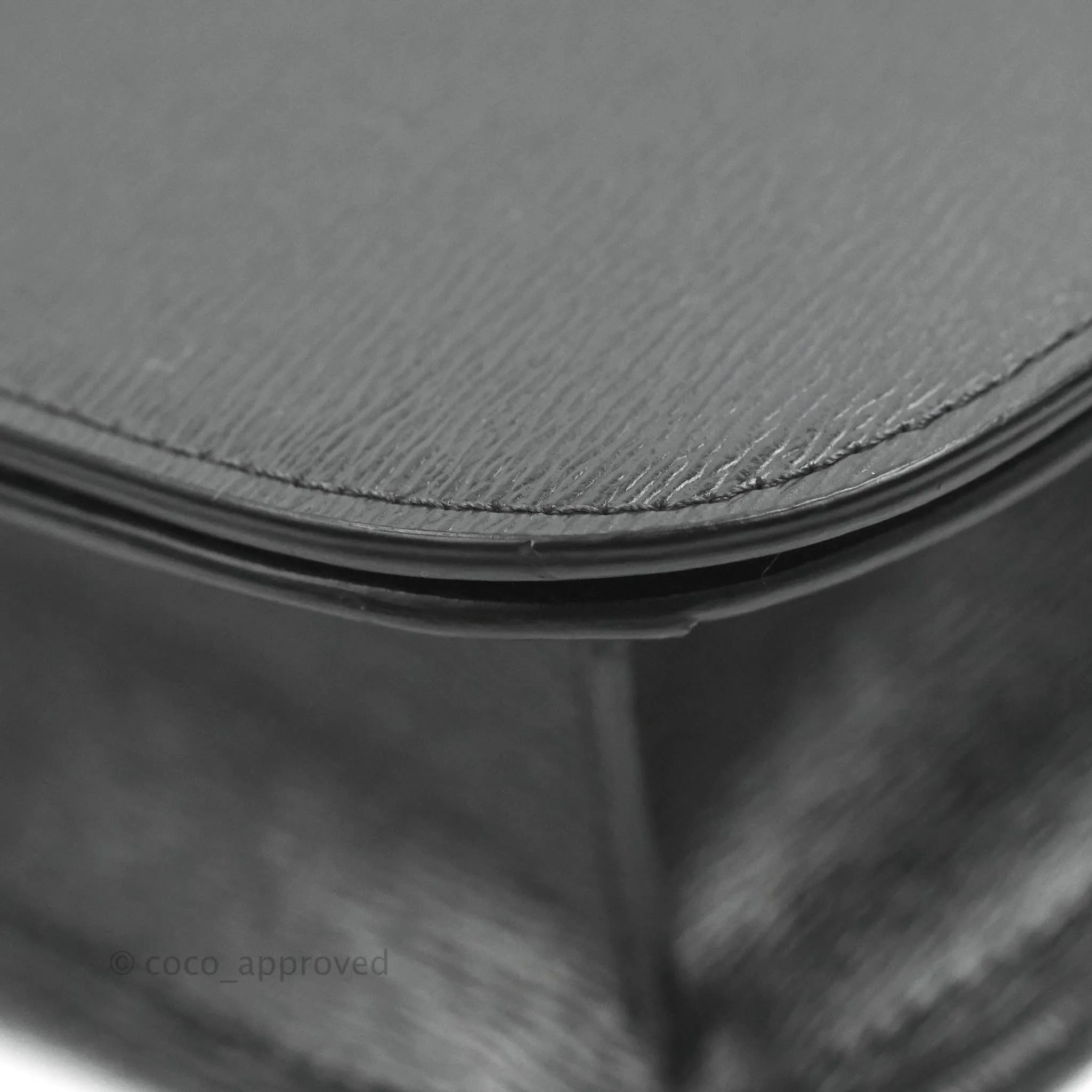 Celine Medium Classic Box Flap Dark Grey Liege Calfskin