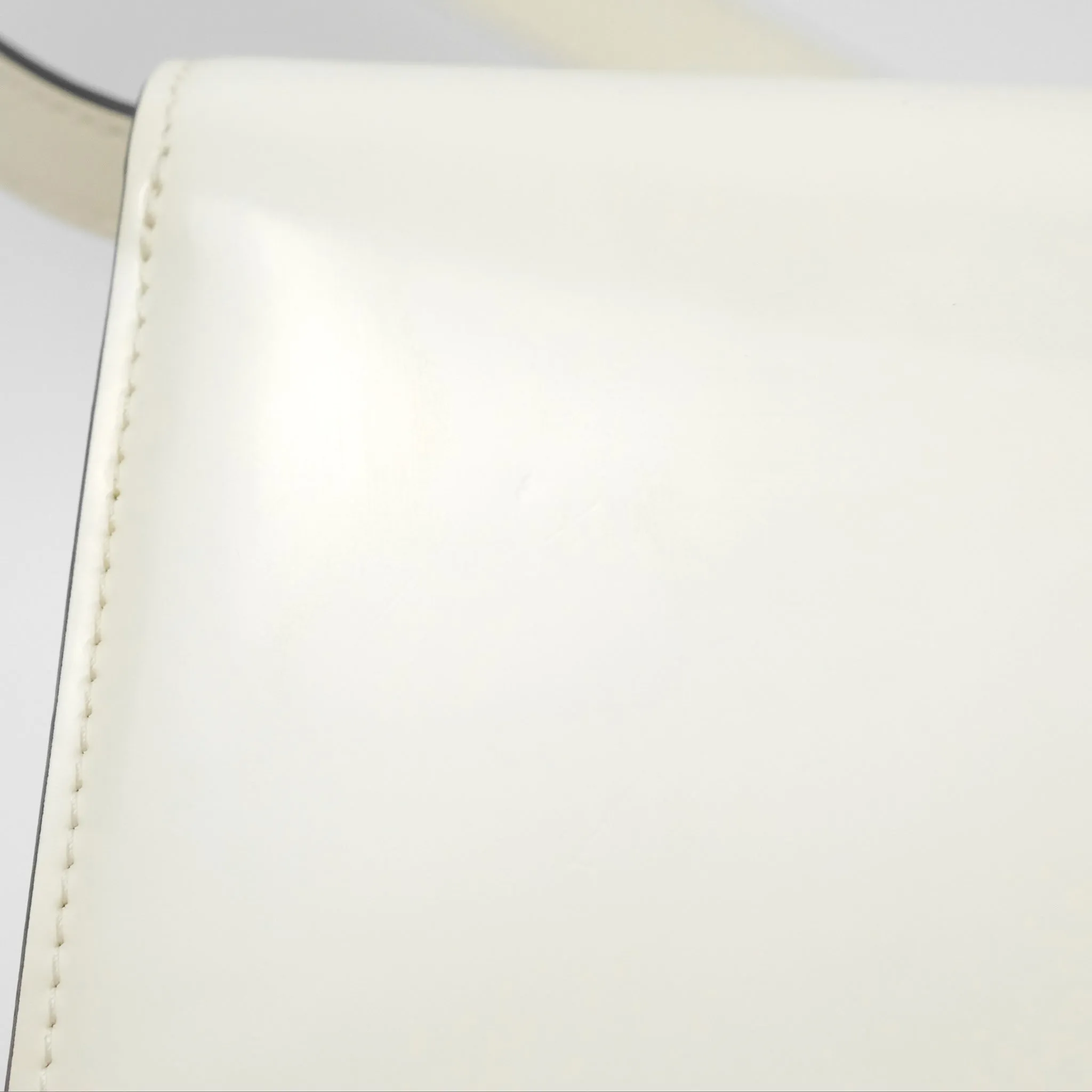 Celine Medium Classic Box Flap White Patent Gold Hardware