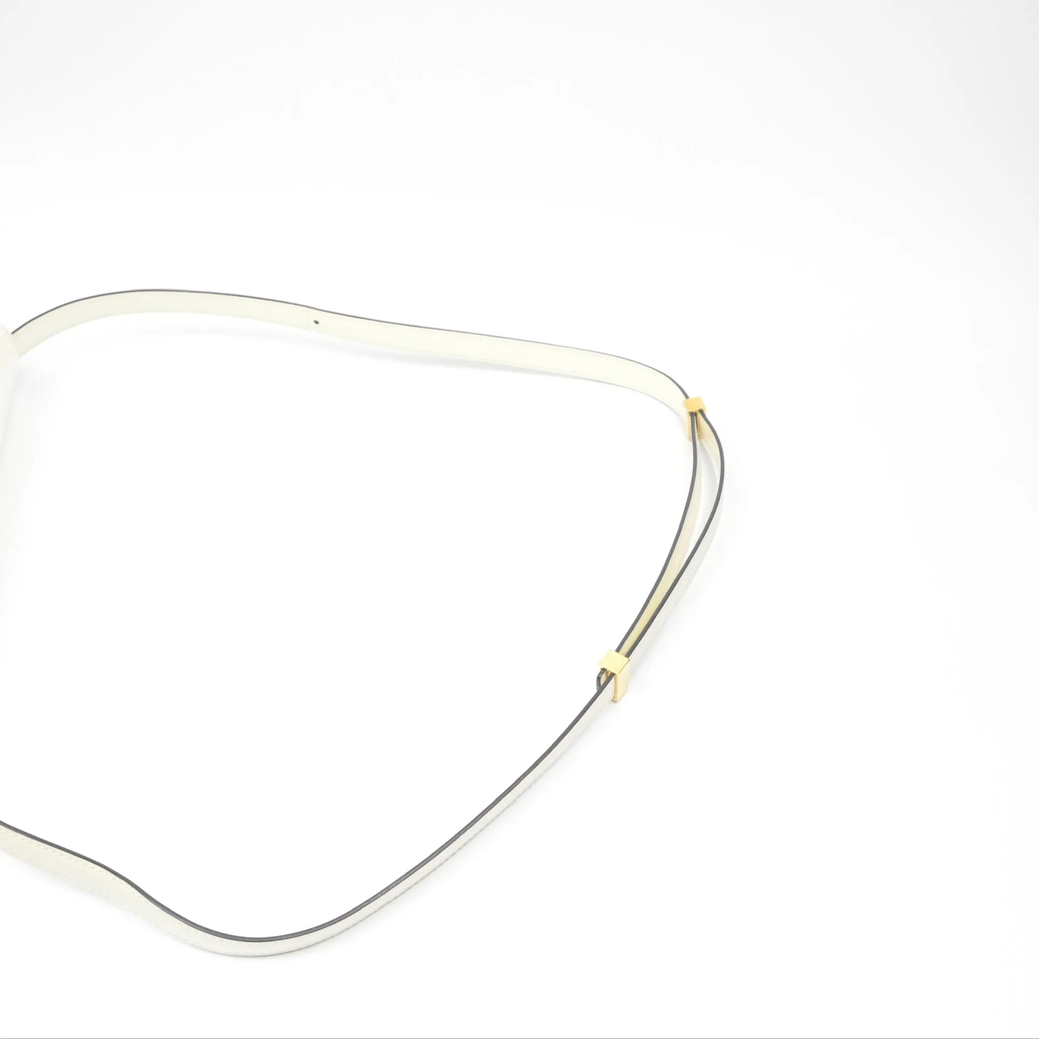 Celine Medium Classic Box Flap White Patent Gold Hardware