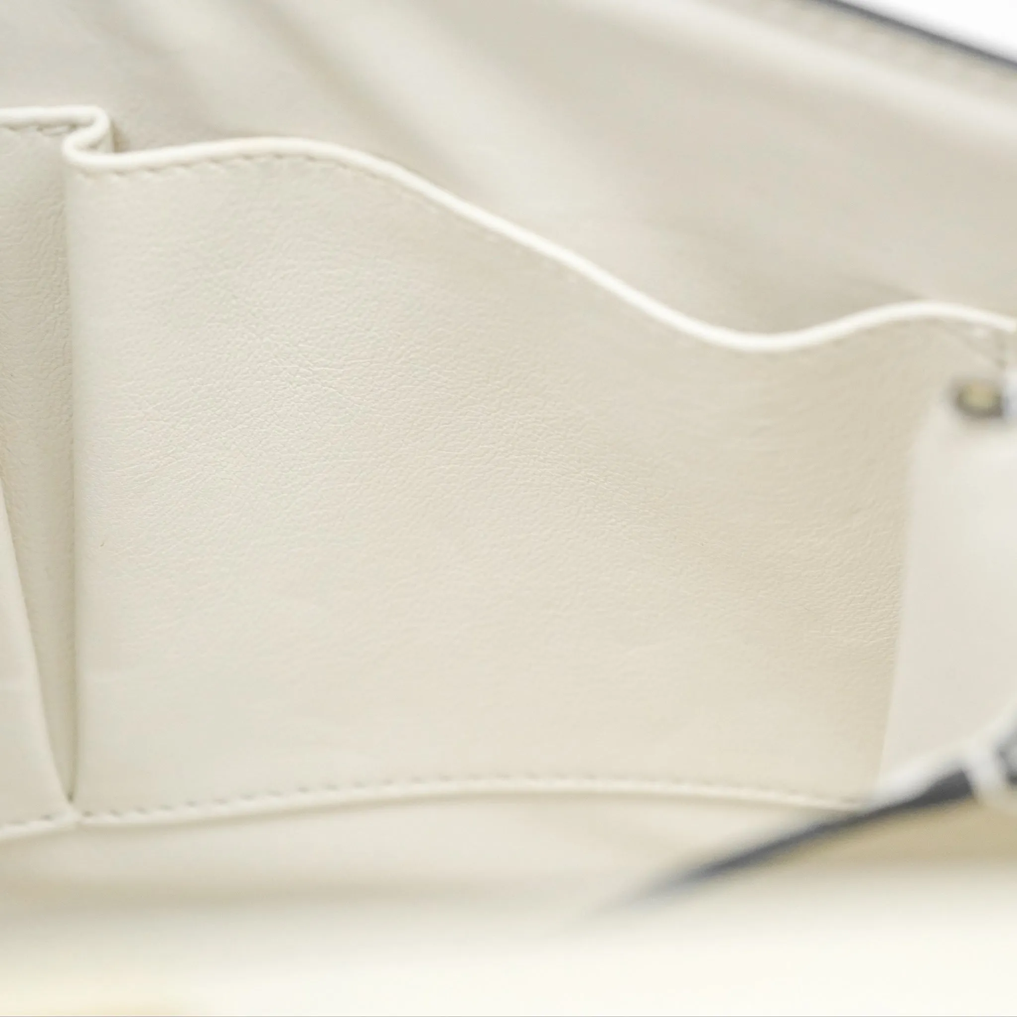 Celine Medium Classic Box Flap White Patent Gold Hardware