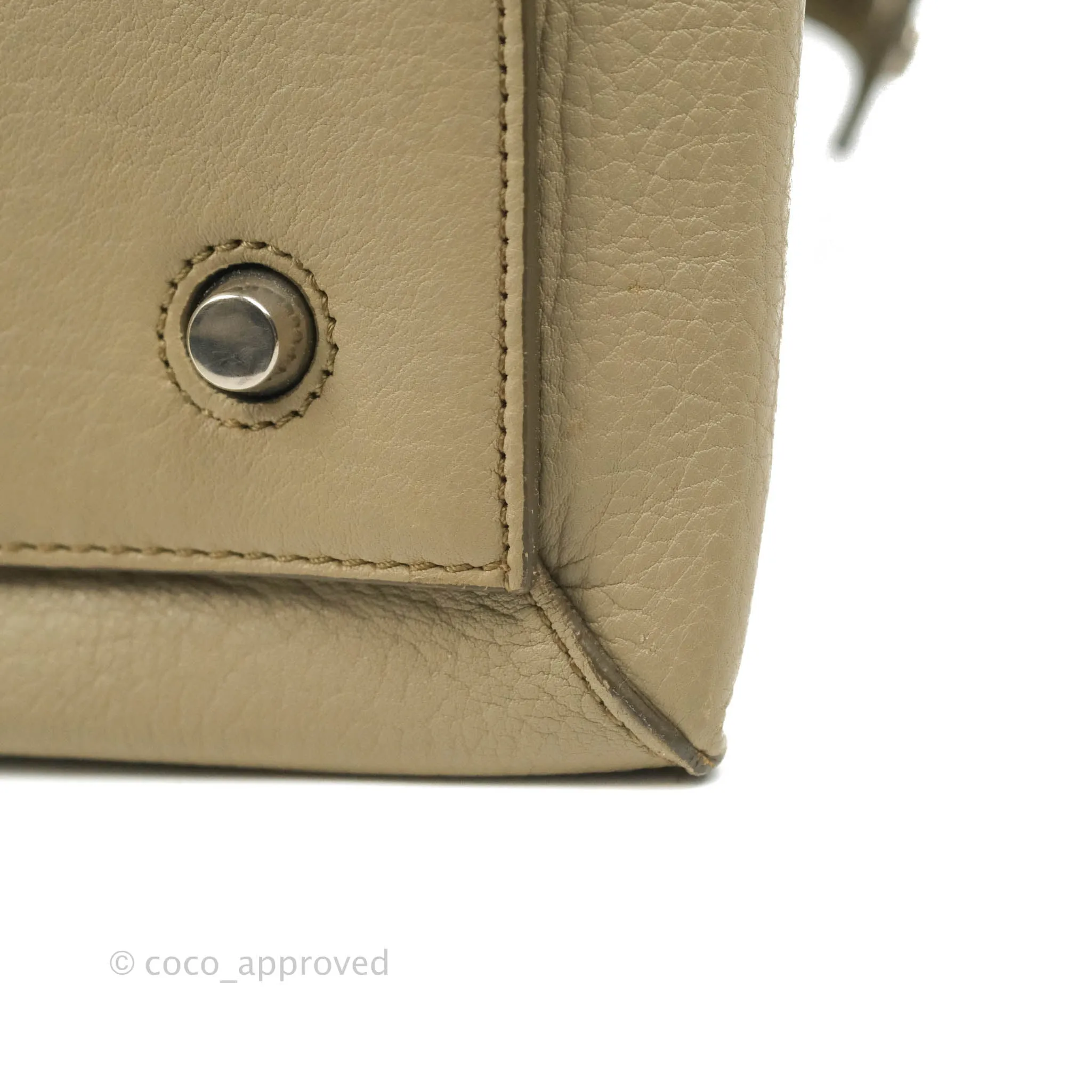 Celine Medium Edge Bag Etaupe Grained Calfskin