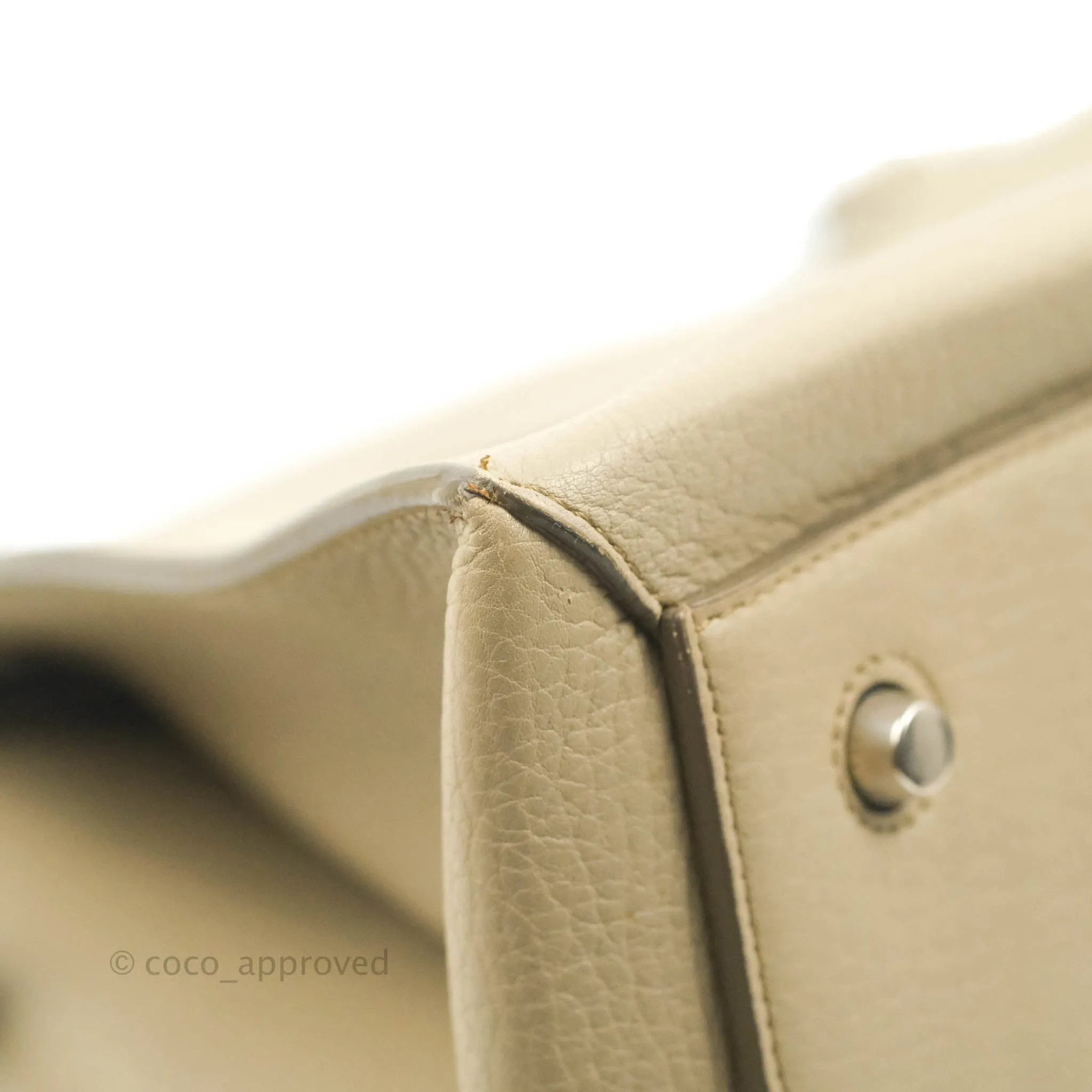 Celine Medium Edge Bag Etaupe Grained Calfskin