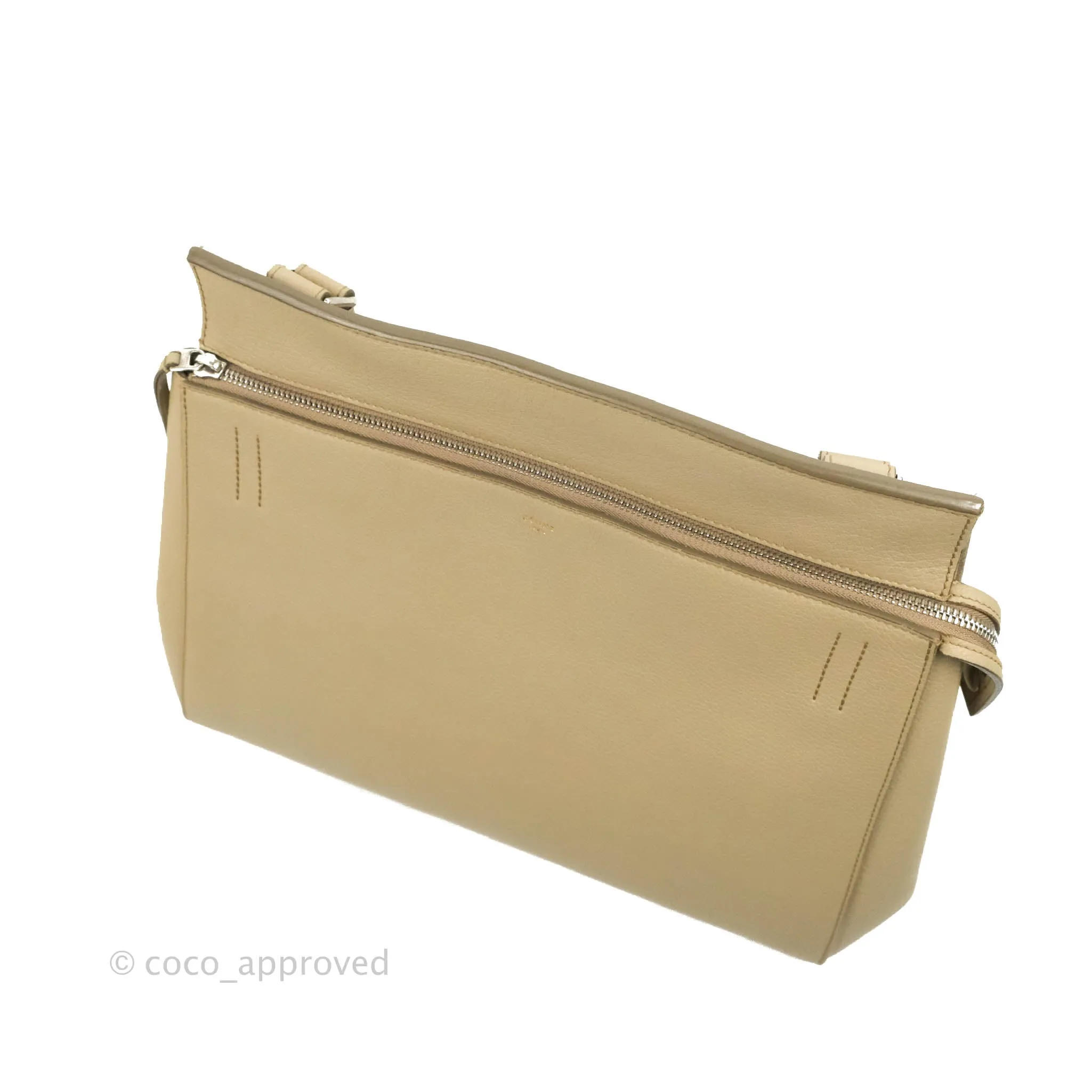 Celine Medium Edge Bag Etaupe Grained Calfskin