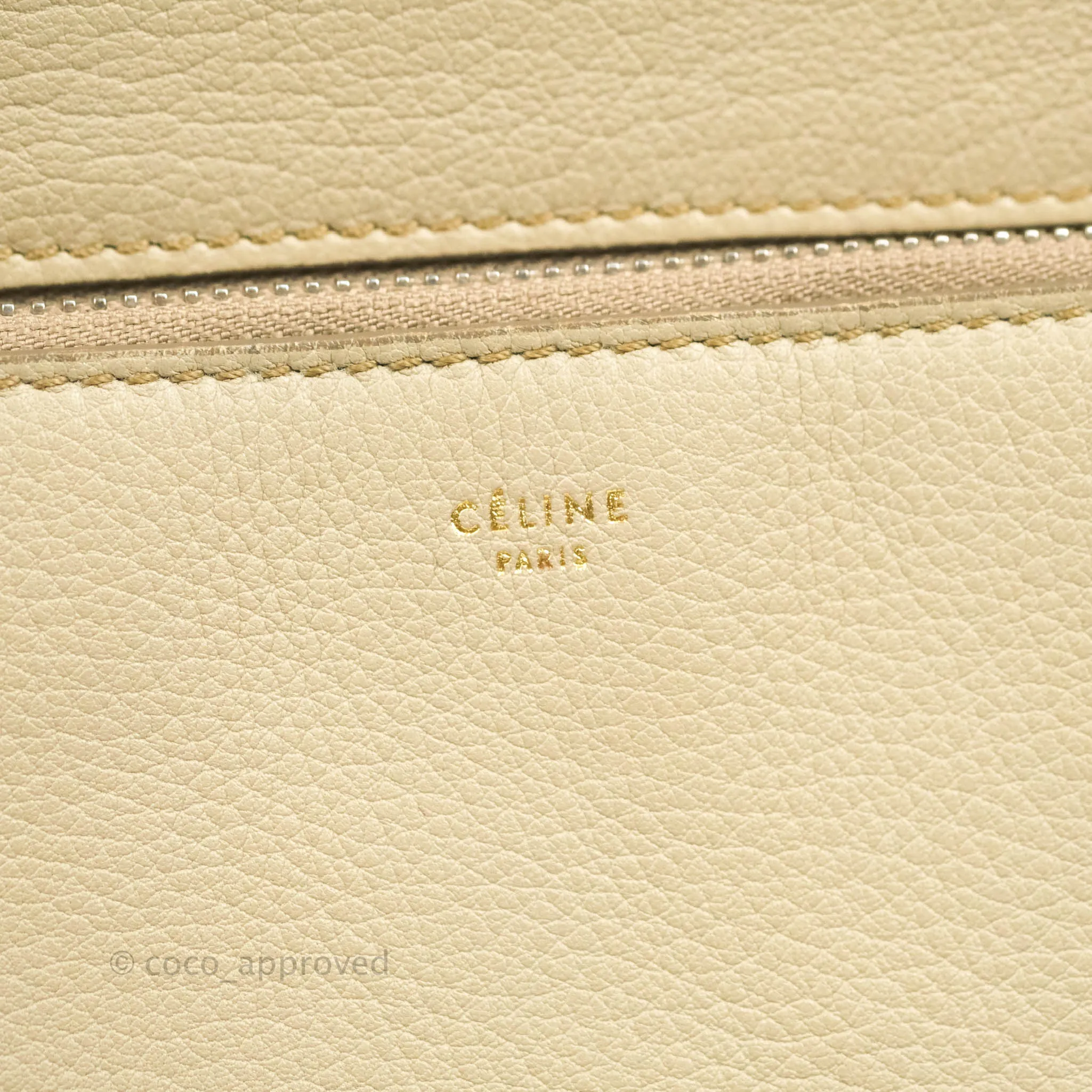 Celine Medium Edge Bag Etaupe Grained Calfskin