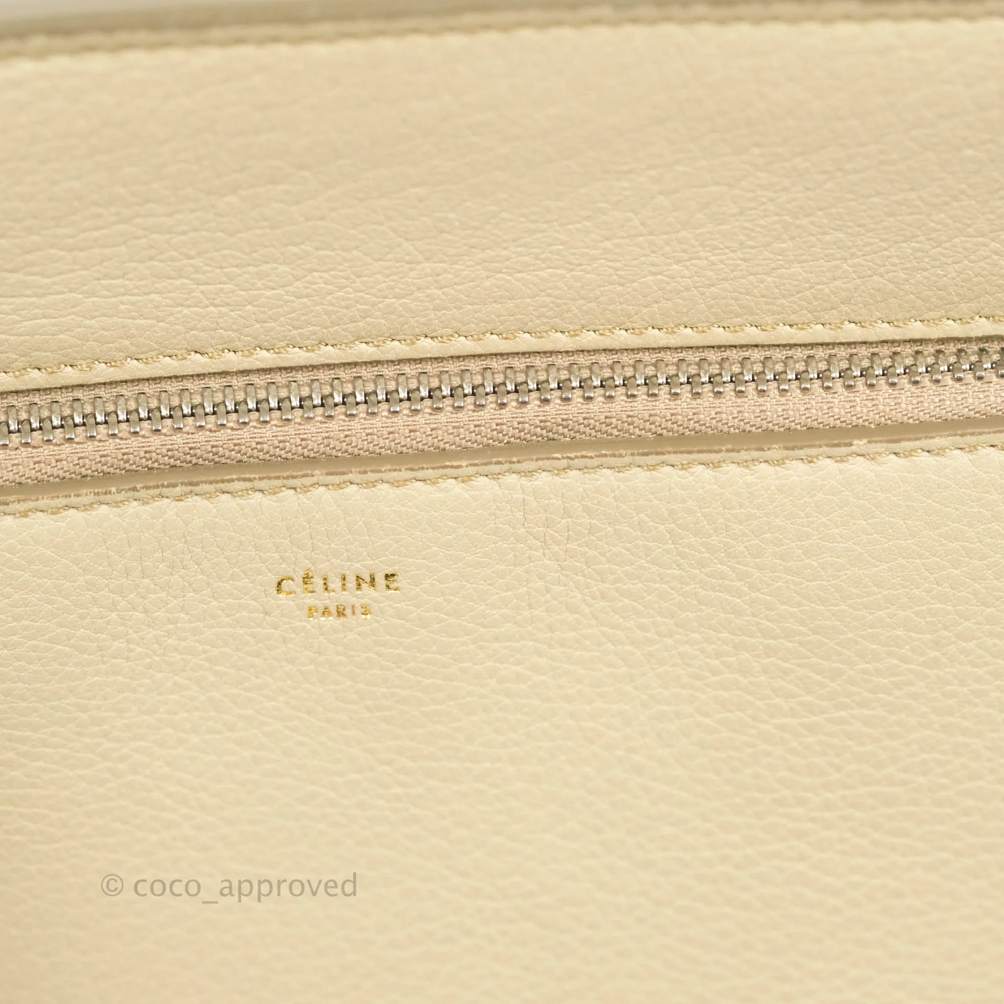 Celine Medium Edge Bag Etaupe Grained Calfskin