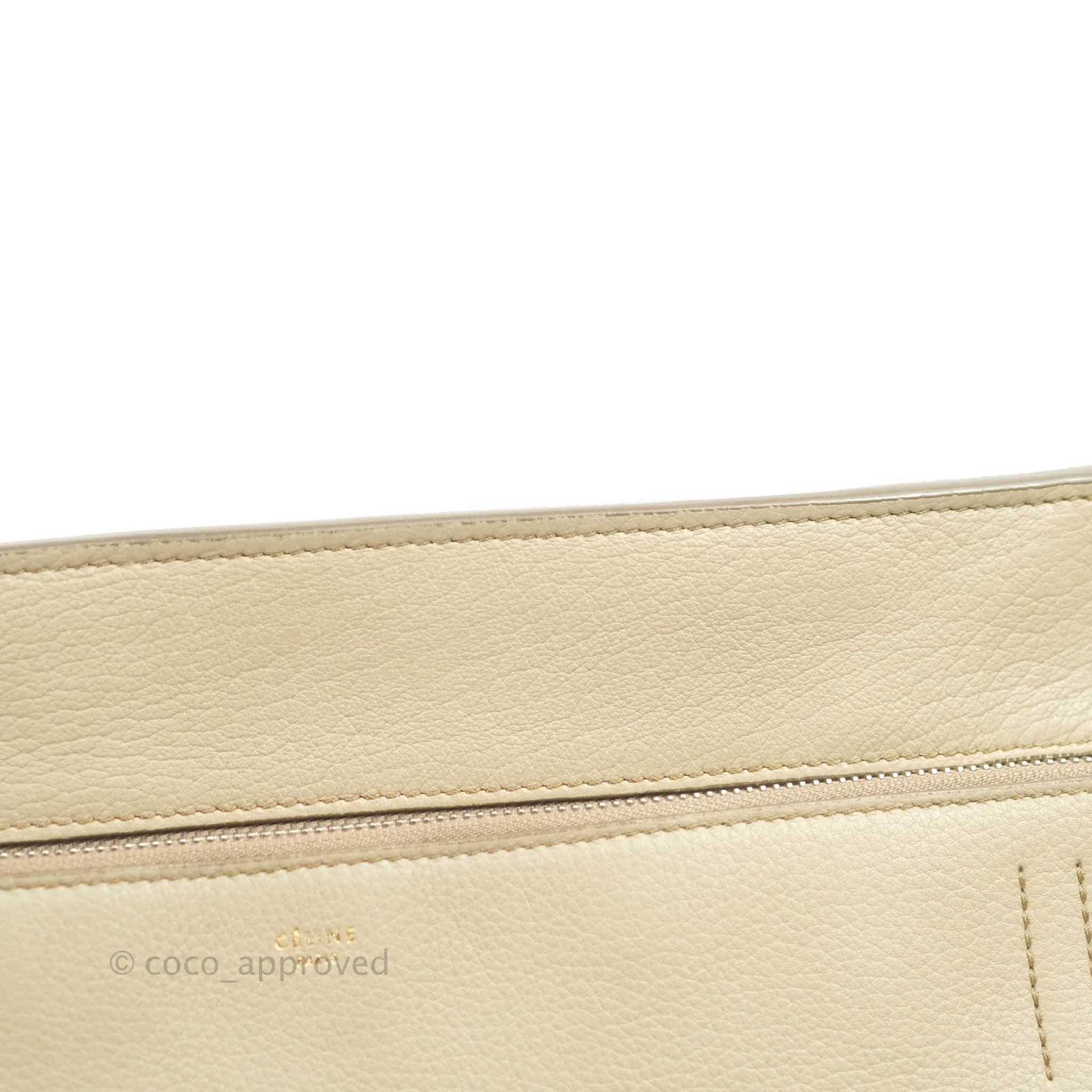 Celine Medium Edge Bag Etaupe Grained Calfskin