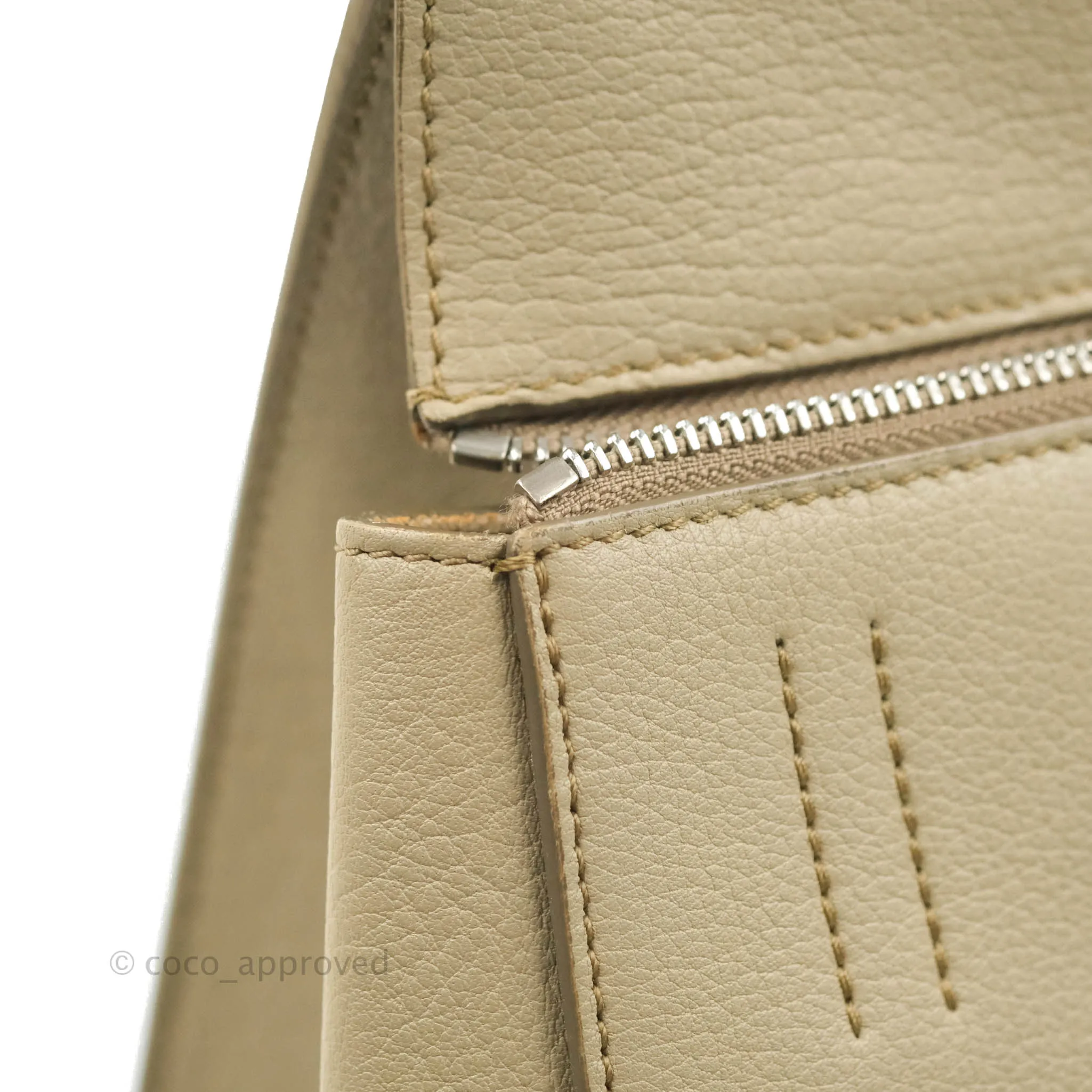 Celine Medium Edge Bag Etaupe Grained Calfskin