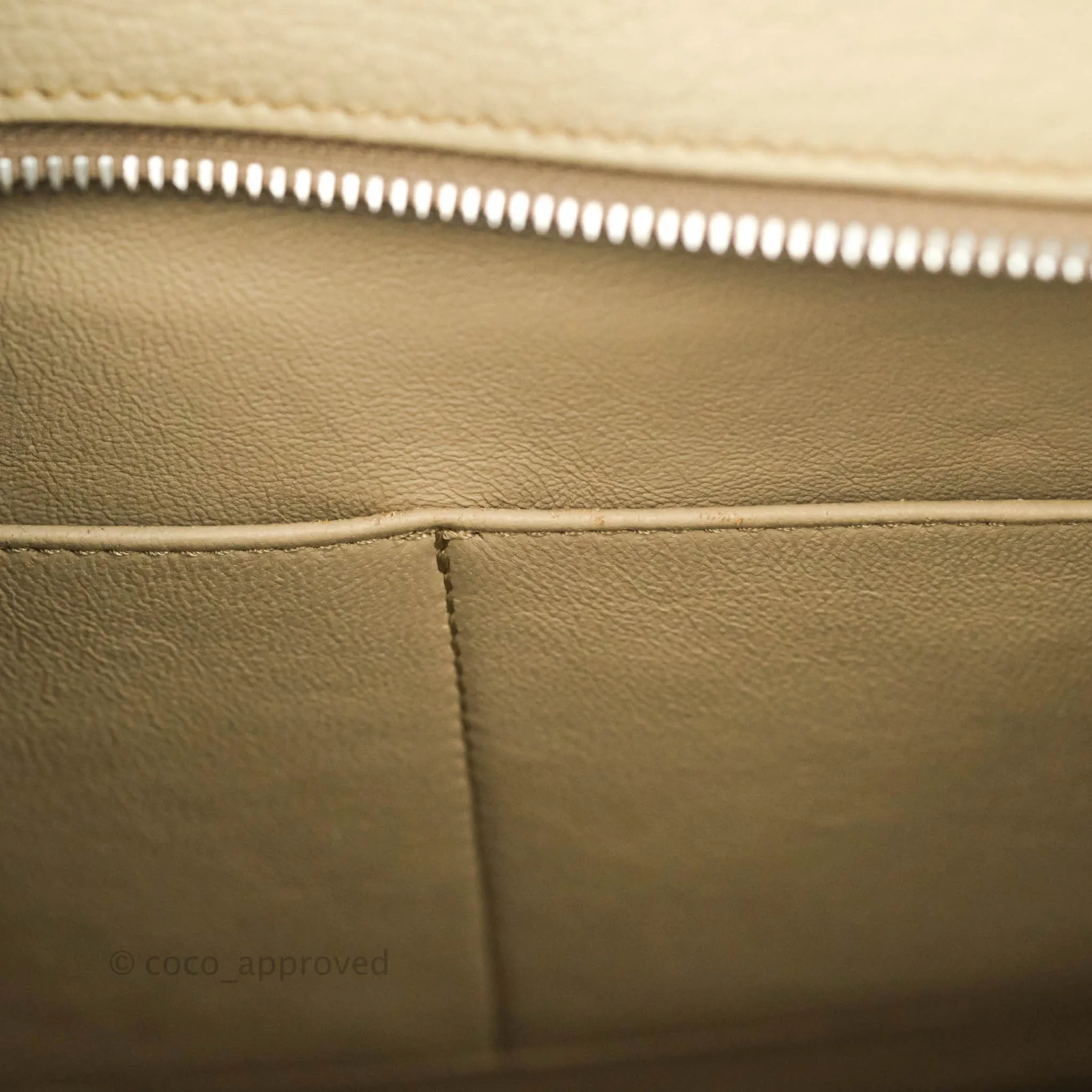 Celine Medium Edge Bag Etaupe Grained Calfskin