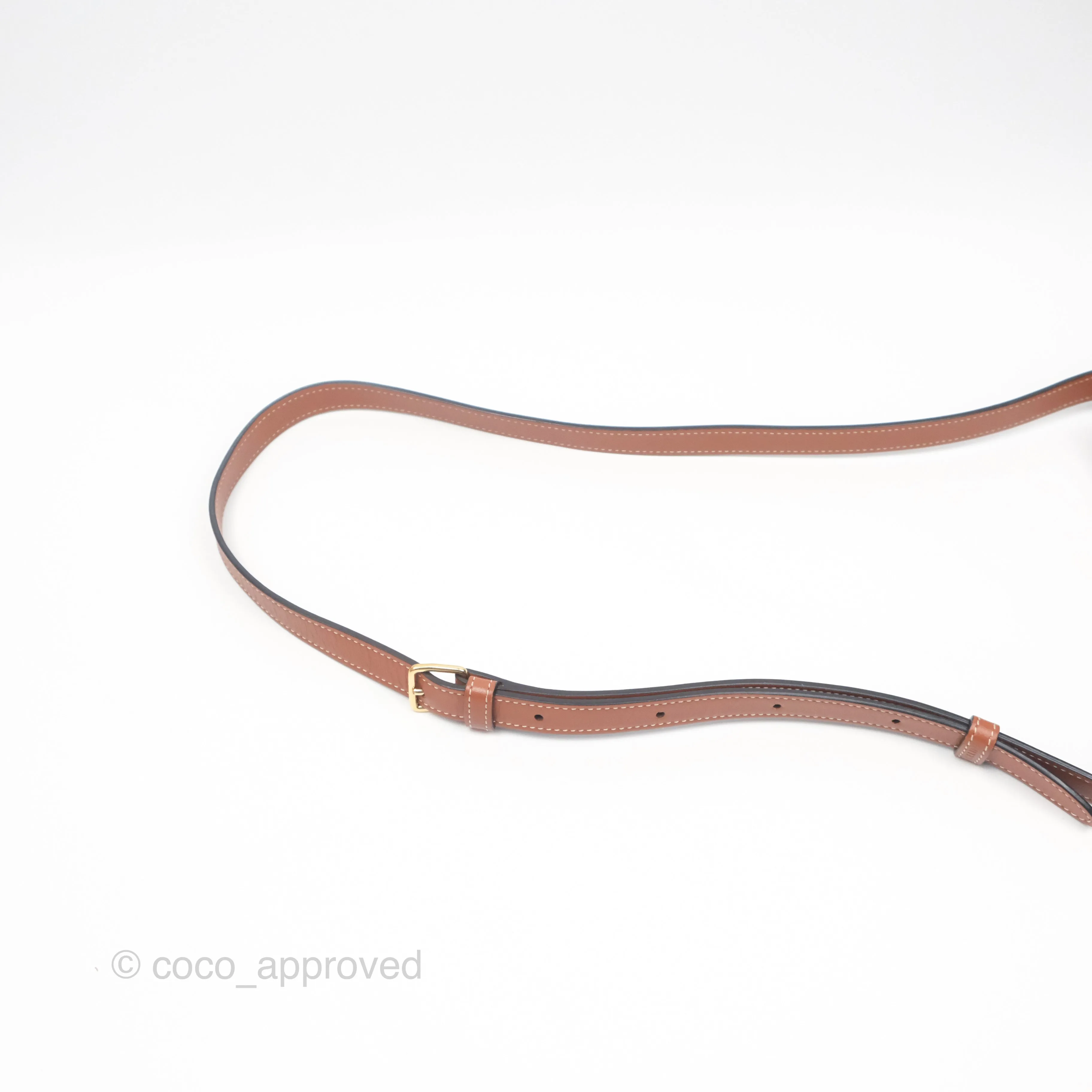 Celine Medium Folco Bag Triomphe Canvas Tan