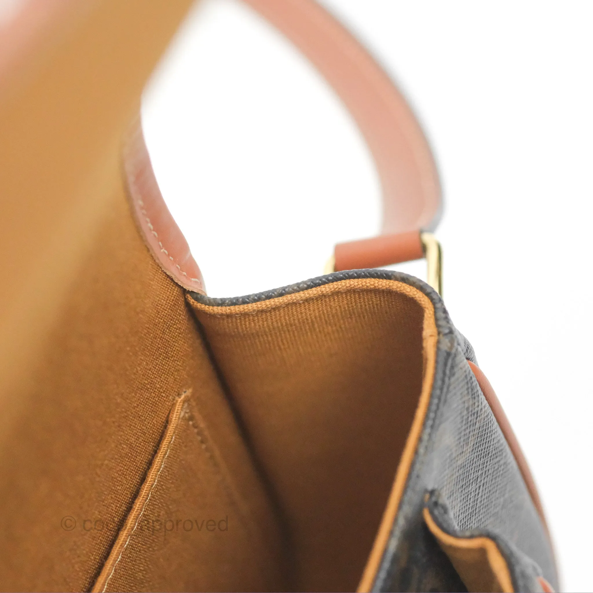 Celine Medium Folco Bag Triomphe Canvas Tan