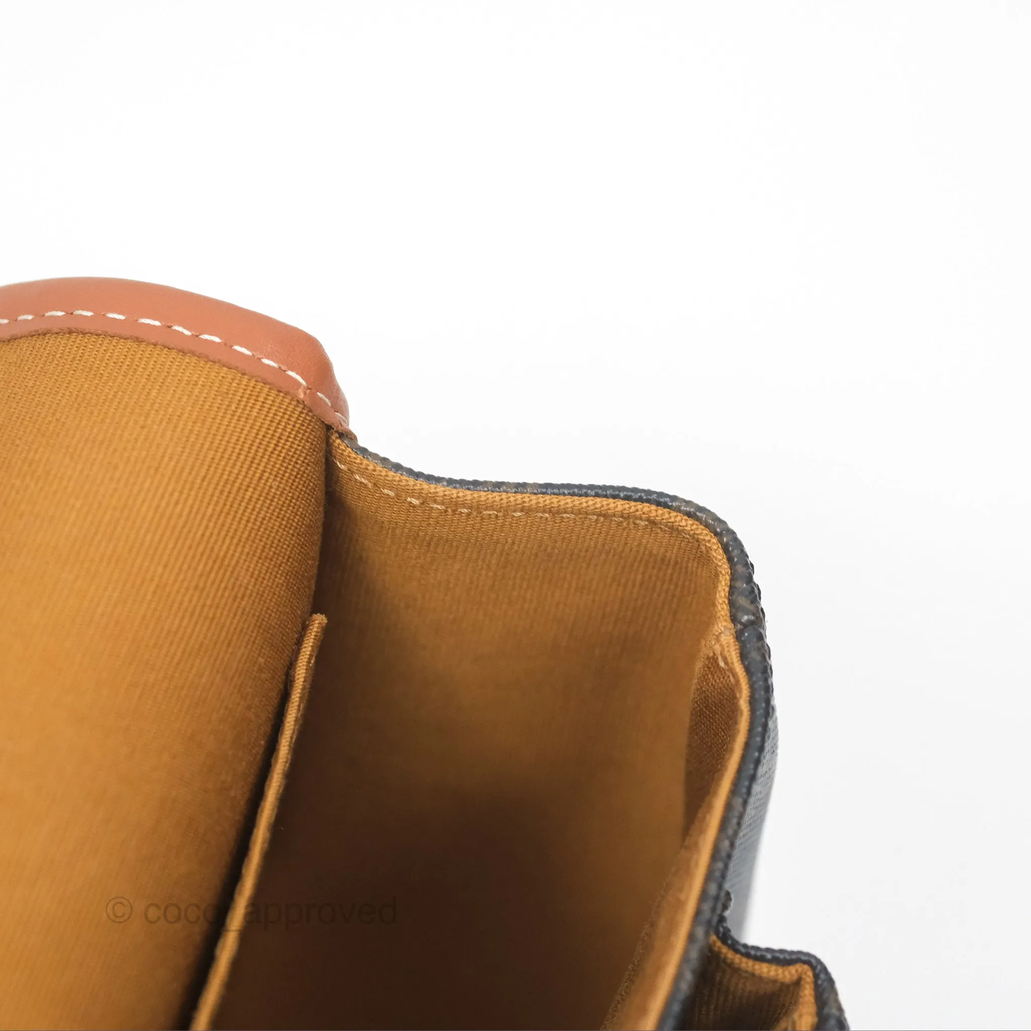 Celine Medium Folco Bag Triomphe Canvas Tan
