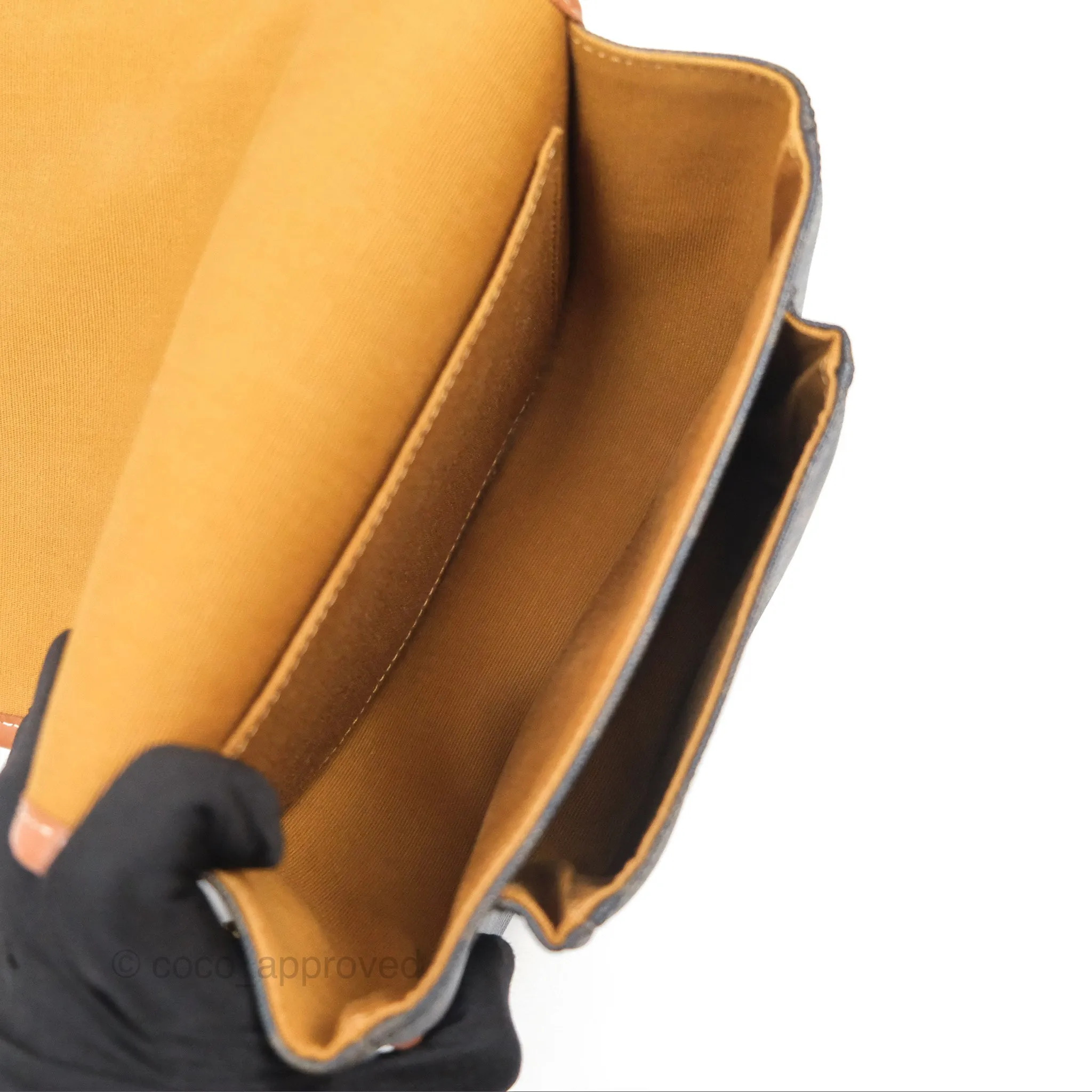 Celine Medium Folco Bag Triomphe Canvas Tan