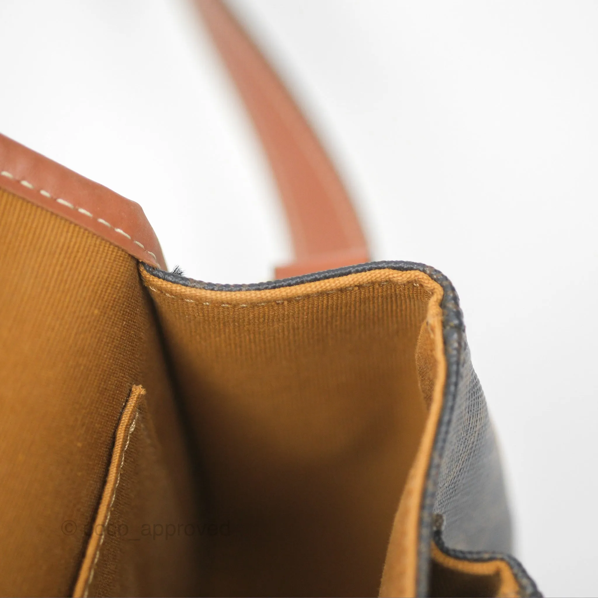 Celine Medium Folco Bag Triomphe Canvas Tan