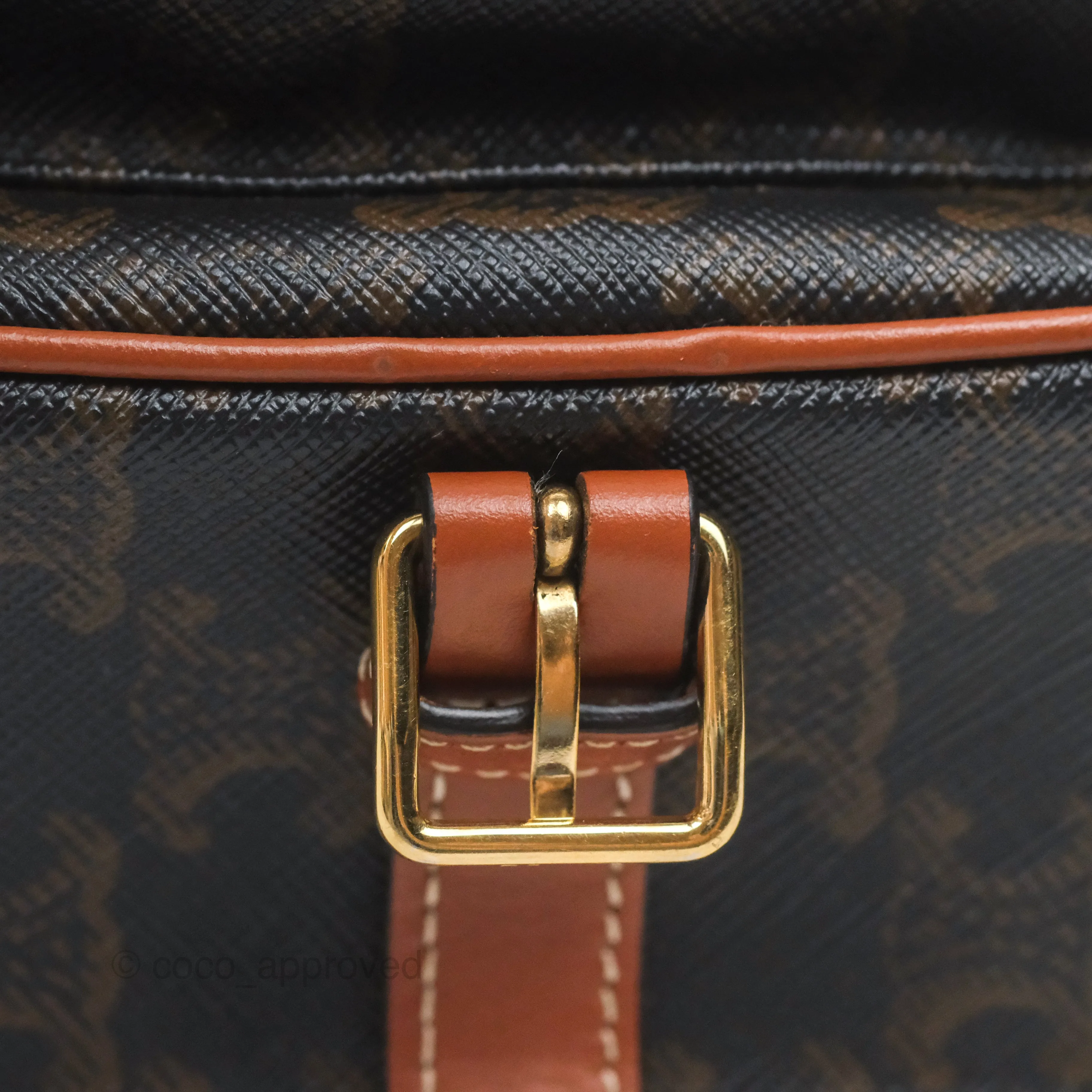 Celine Medium Folco Bag Triomphe Canvas Tan