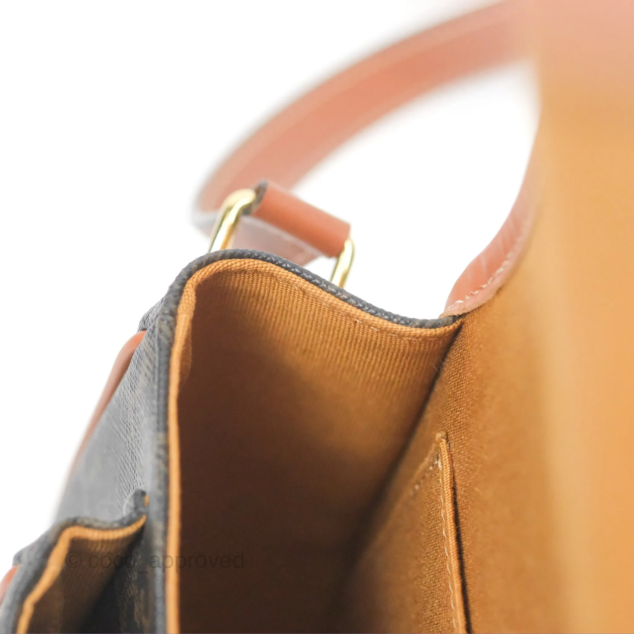 Celine Medium Folco Bag Triomphe Canvas Tan