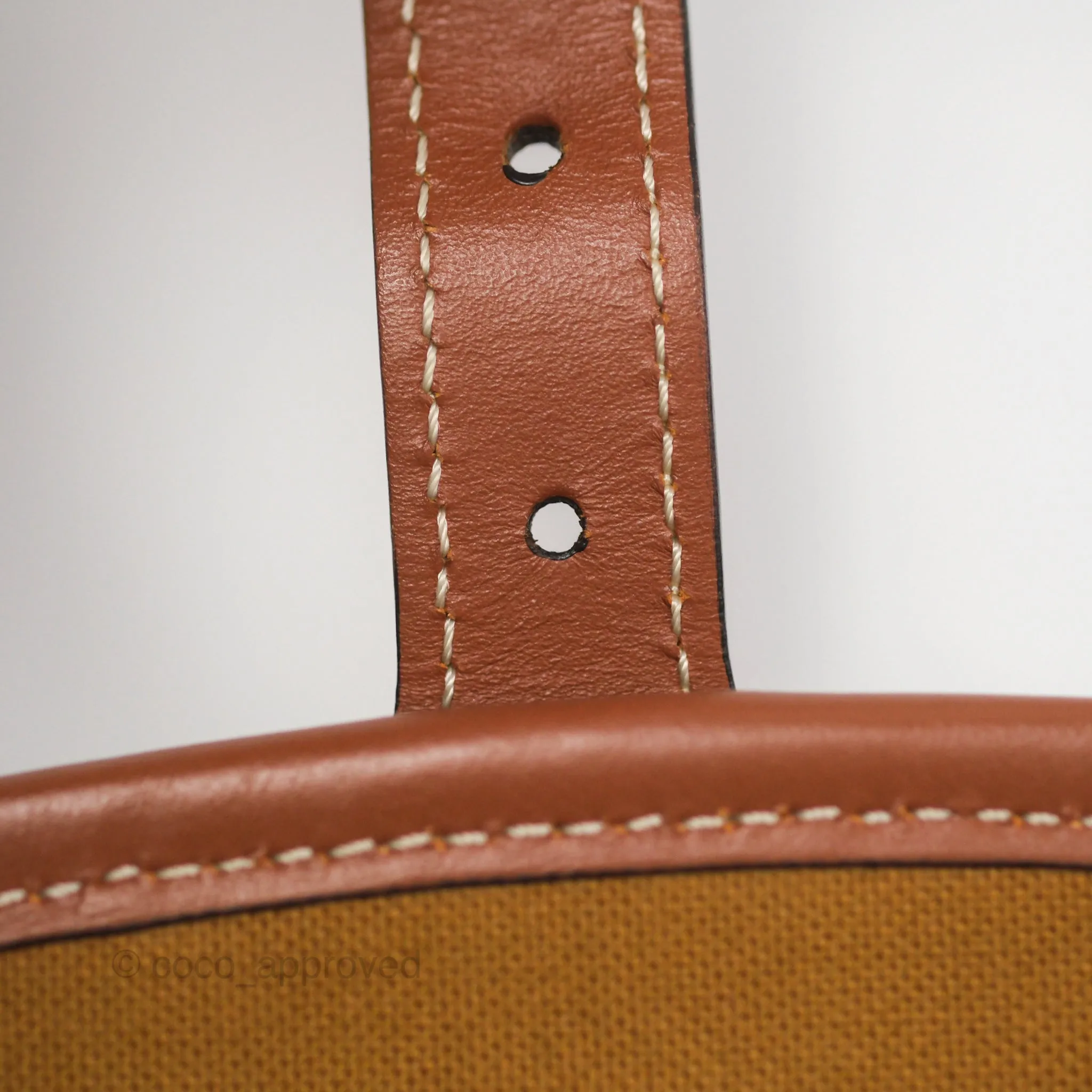 Celine Medium Folco Bag Triomphe Canvas Tan