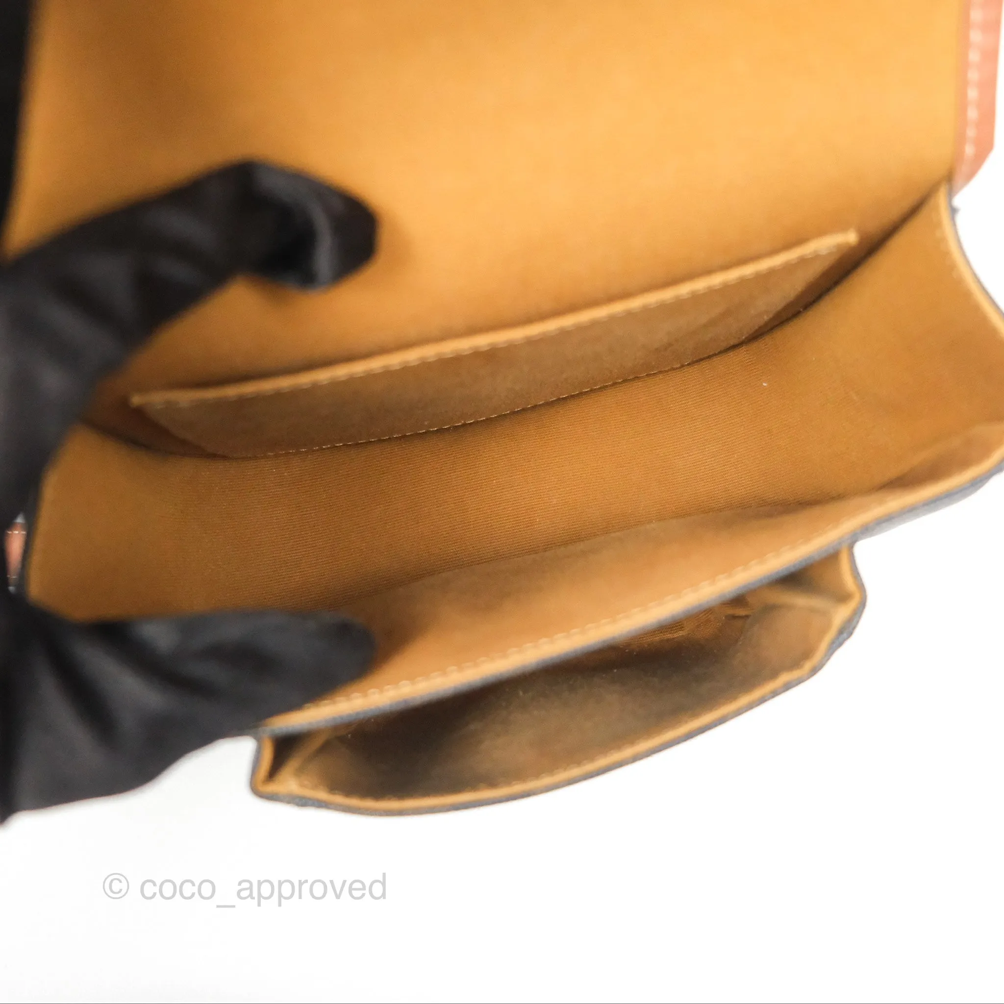 Celine Medium Folco Bag Triomphe Canvas Tan