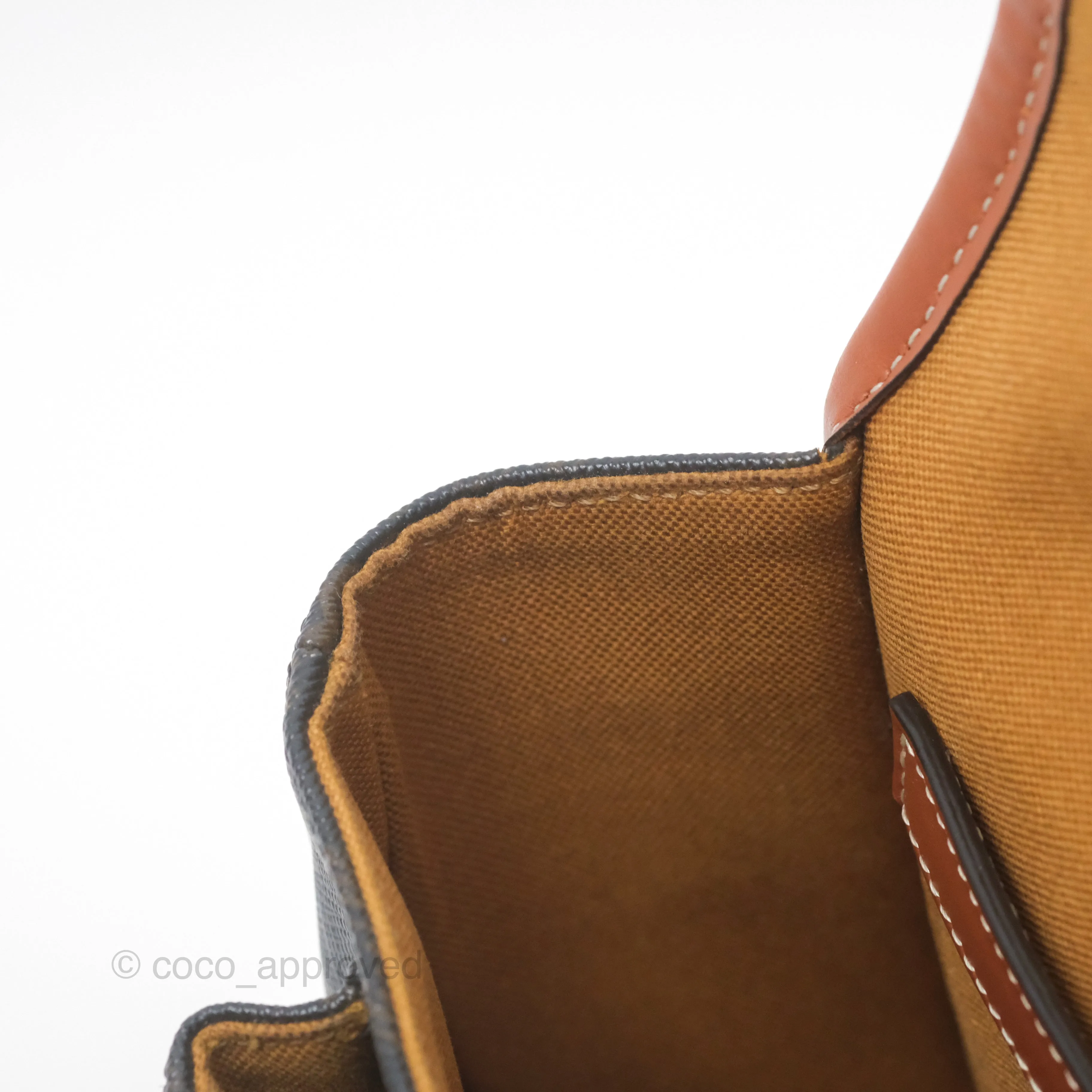 Celine Medium Folco Bag Triomphe Canvas Tan