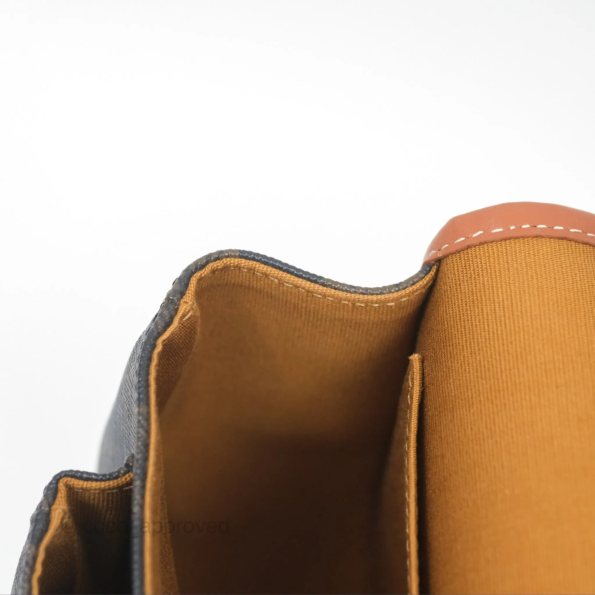 Celine Medium Folco Bag Triomphe Canvas Tan