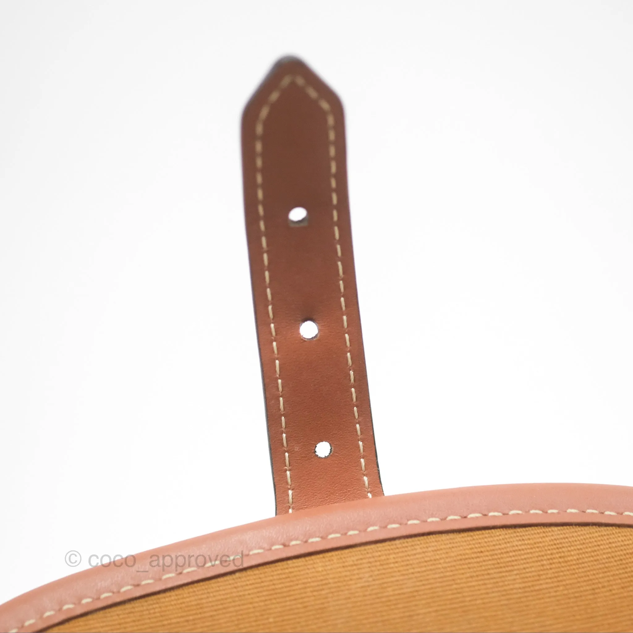 Celine Medium Folco Bag Triomphe Canvas Tan