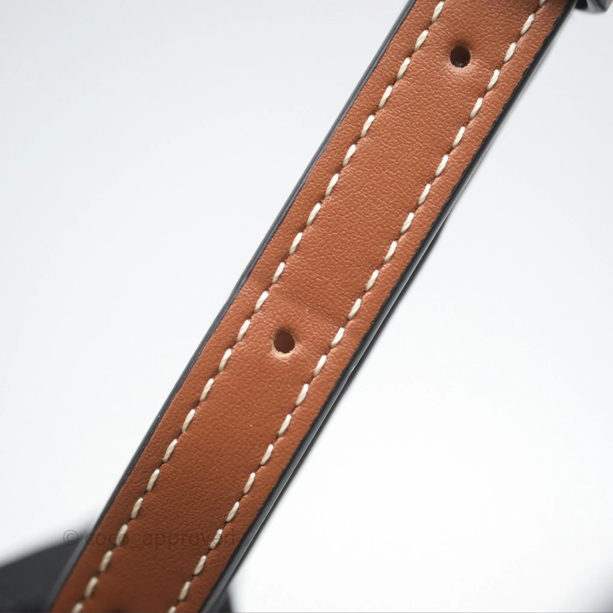 Celine Medium Tilly Bag In Triomphe Canvas and Calfskin Tan