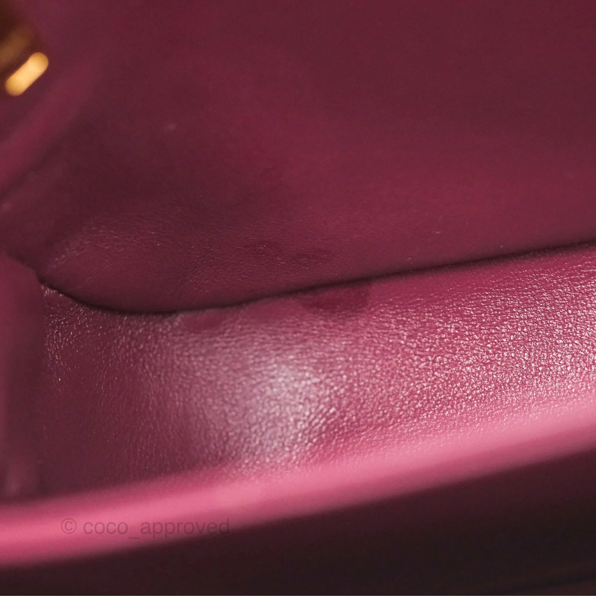Celine Medium Triomphe Acai Burgundy Shiny Calfskin