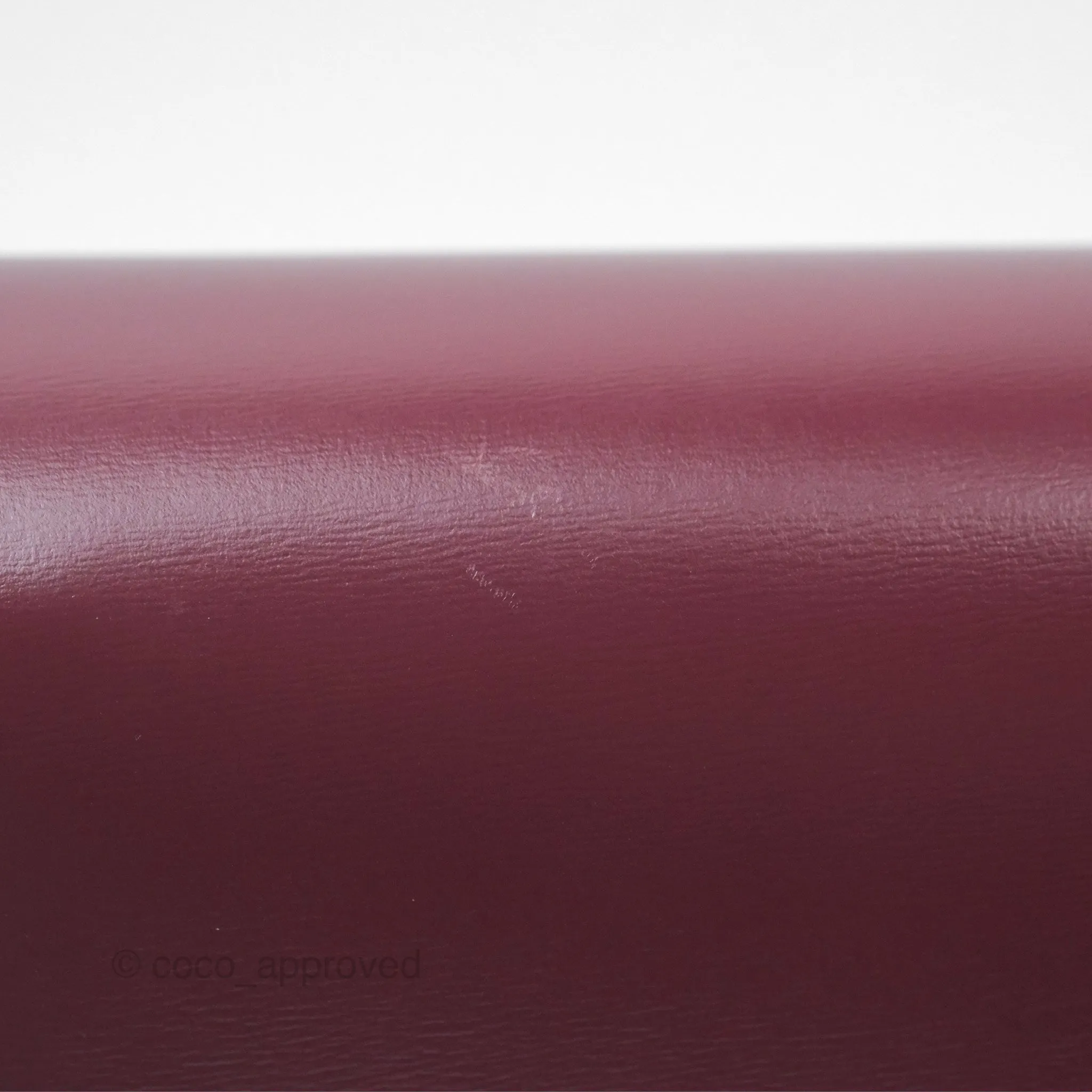 Celine Medium Triomphe Acai Burgundy Shiny Calfskin