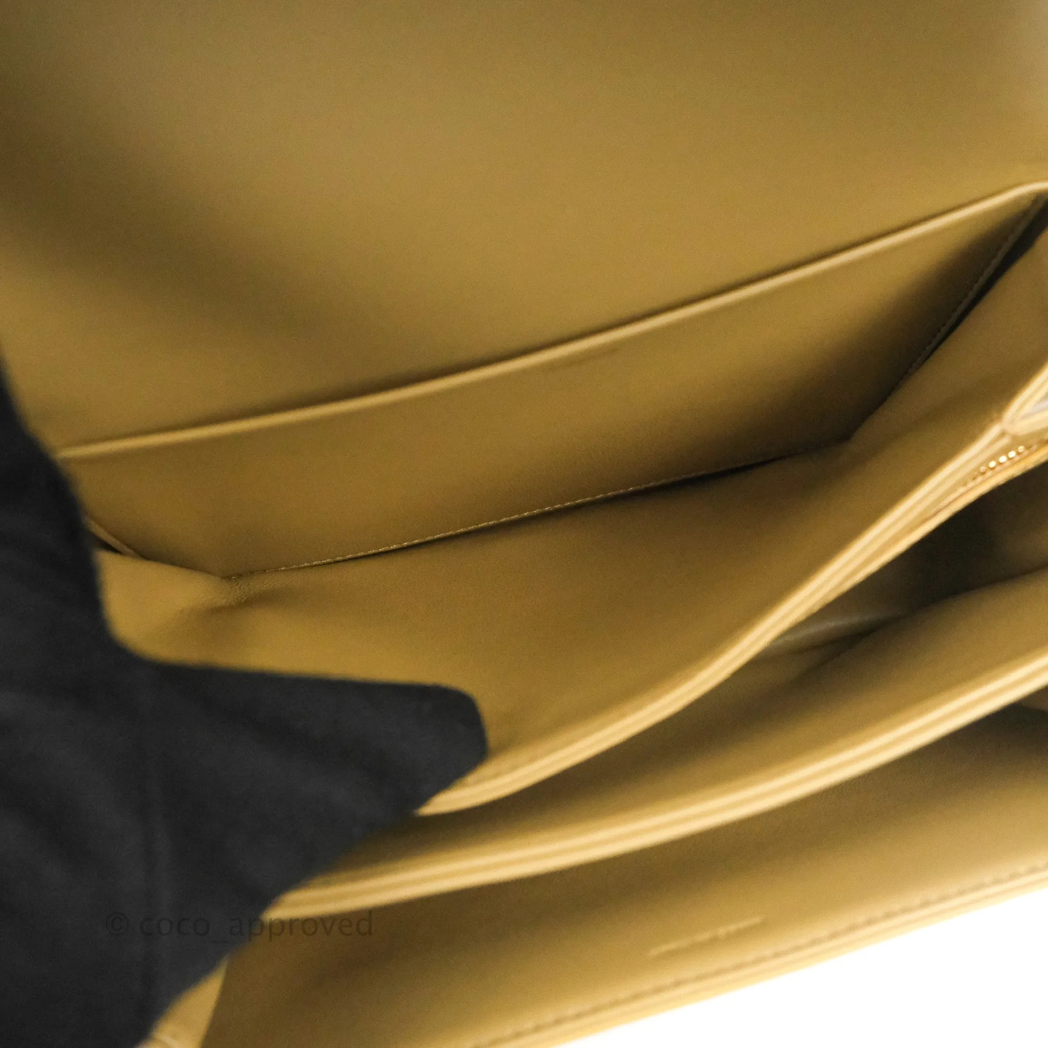 Celine Medium Triomphe Bag Olive Shiny Calfskin