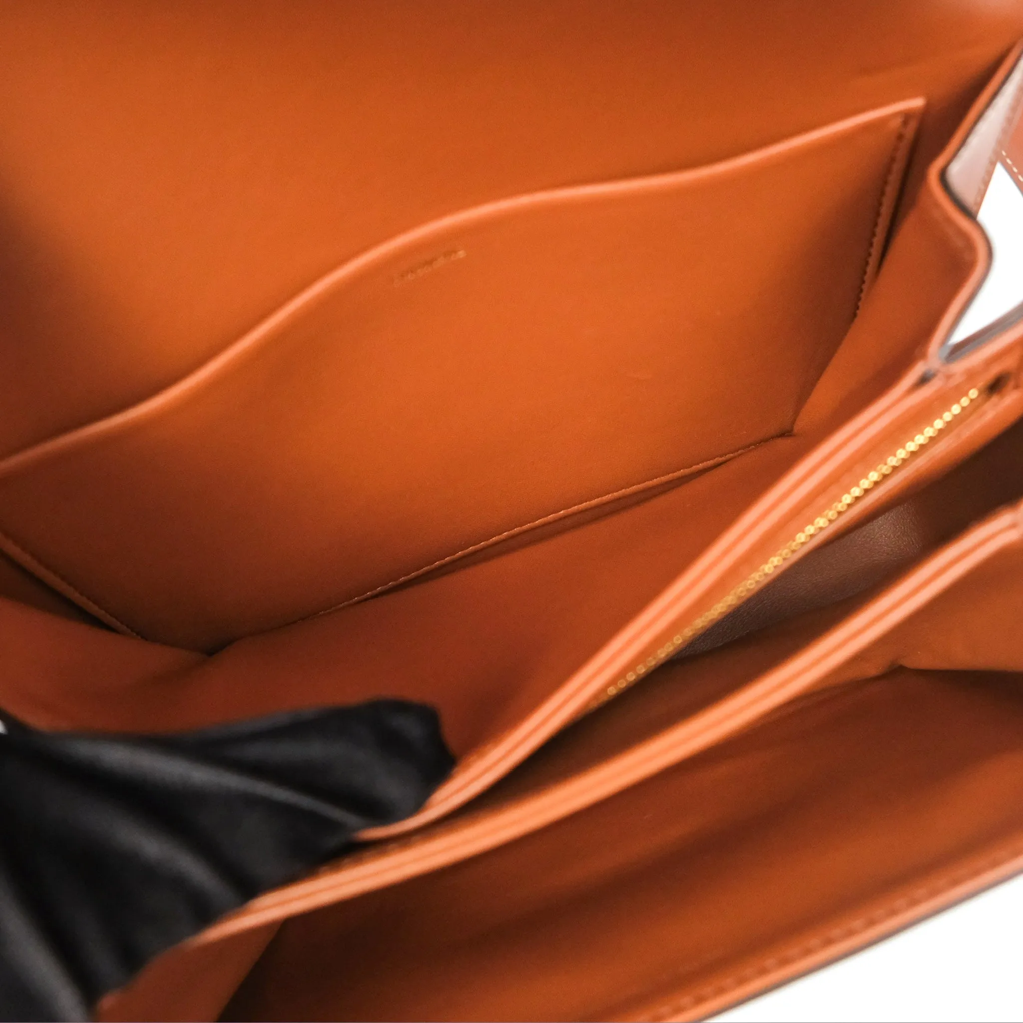 Celine Medium Triomphe Bag Triomphe Canvas Tan Calfskin