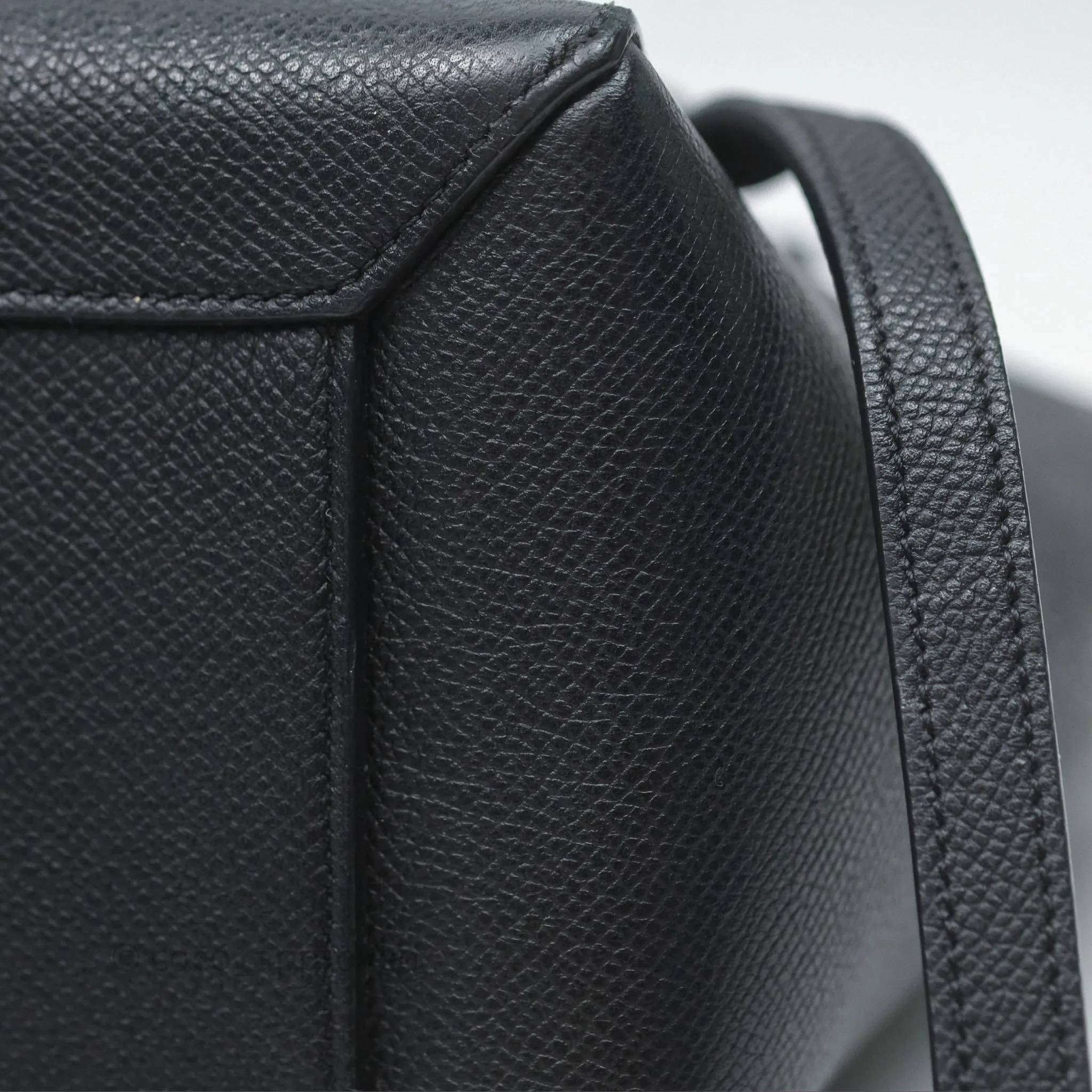 Celine Micro Belt Bag Black Grained Calfskin Gold Hardware