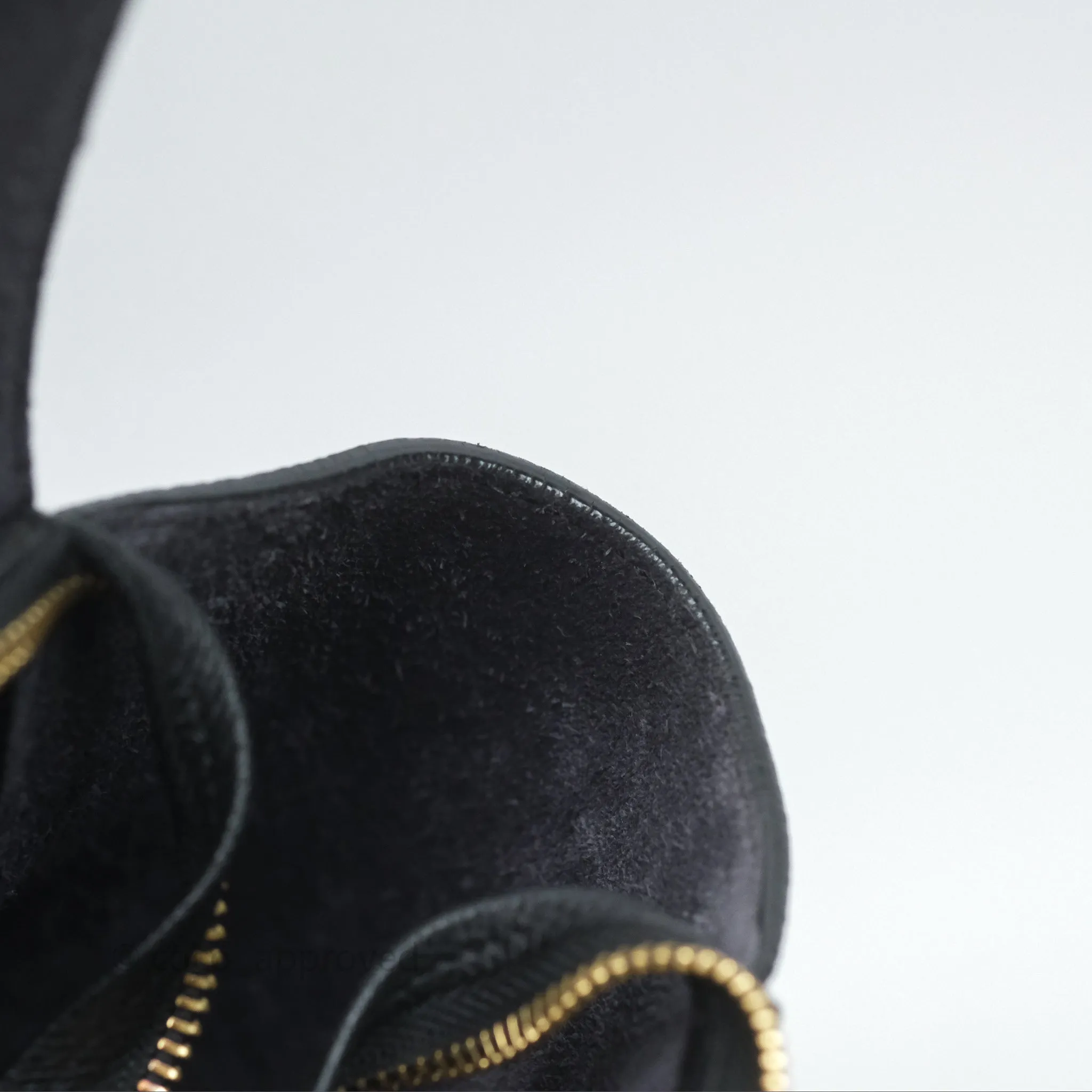 Celine Micro Belt Bag Black Grained Calfskin Gold Hardware