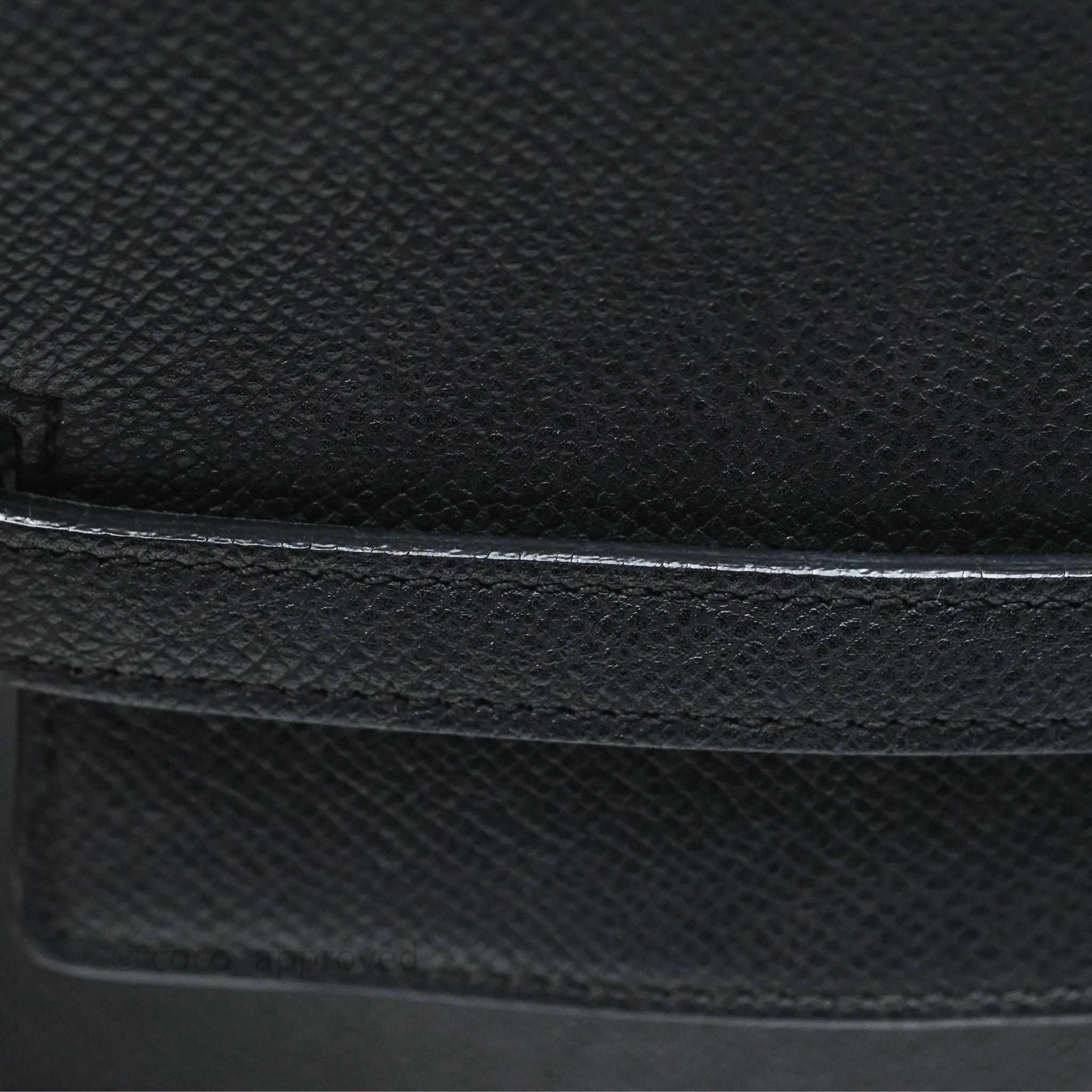 Celine Micro Belt Bag Black Grained Calfskin Gold Hardware