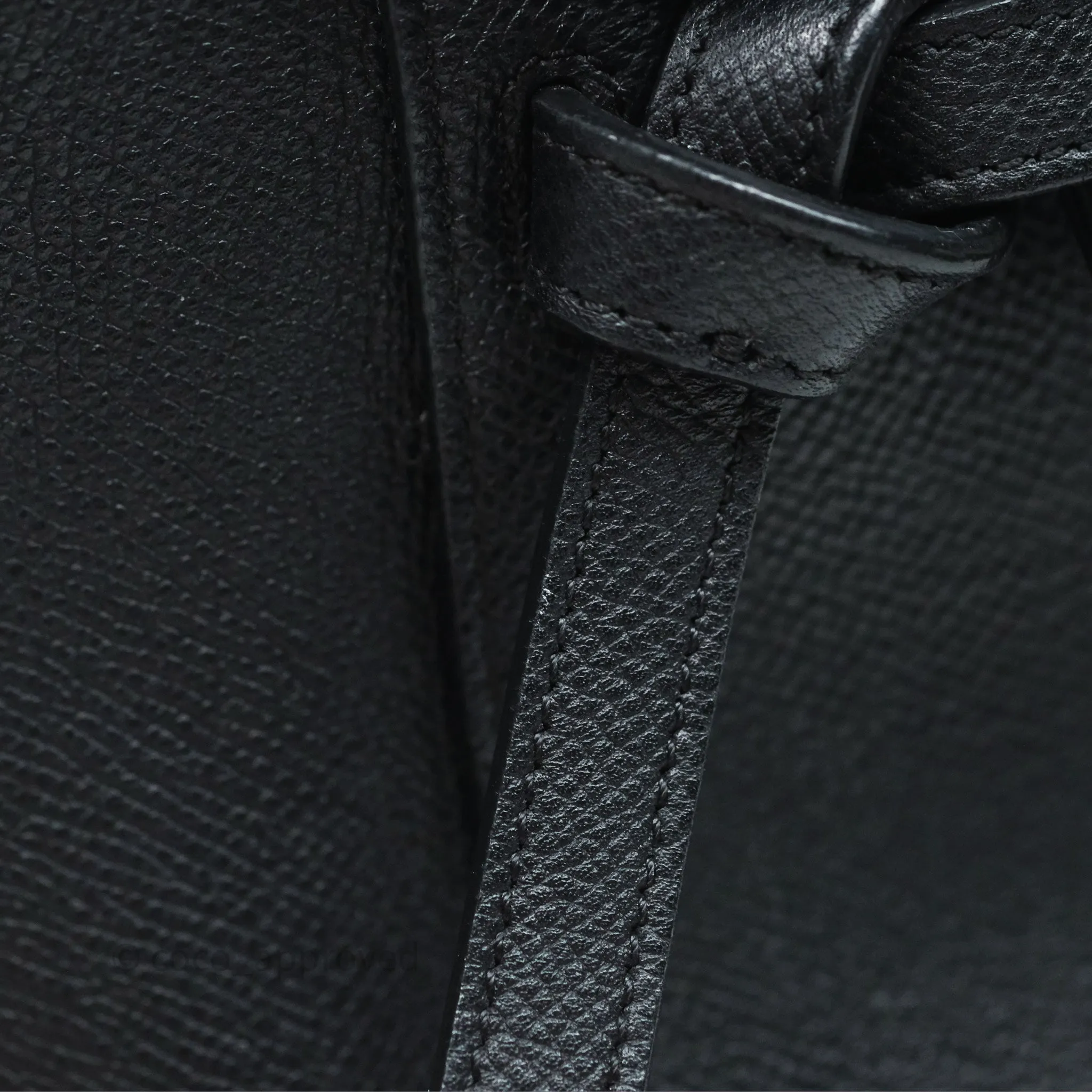 Celine Micro Belt Bag Black Grained Calfskin Gold Hardware
