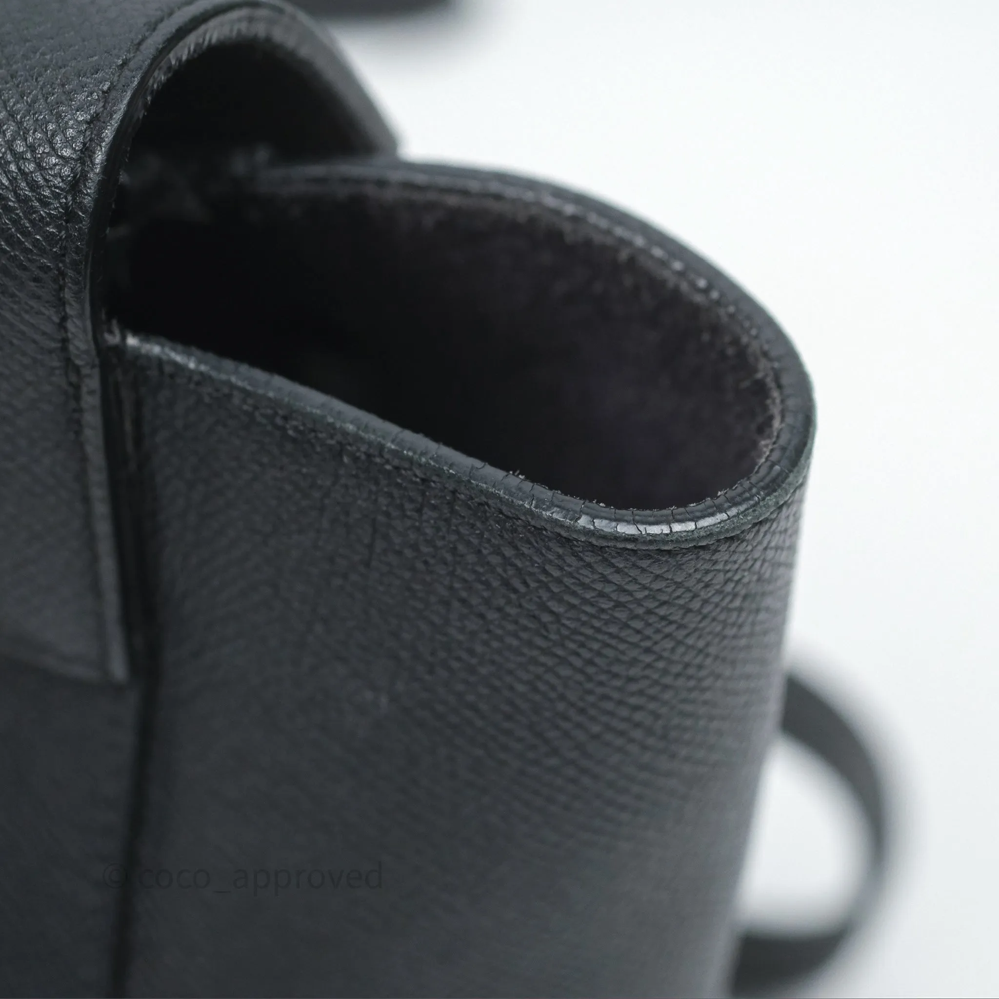 Celine Micro Belt Bag Black Grained Calfskin Gold Hardware