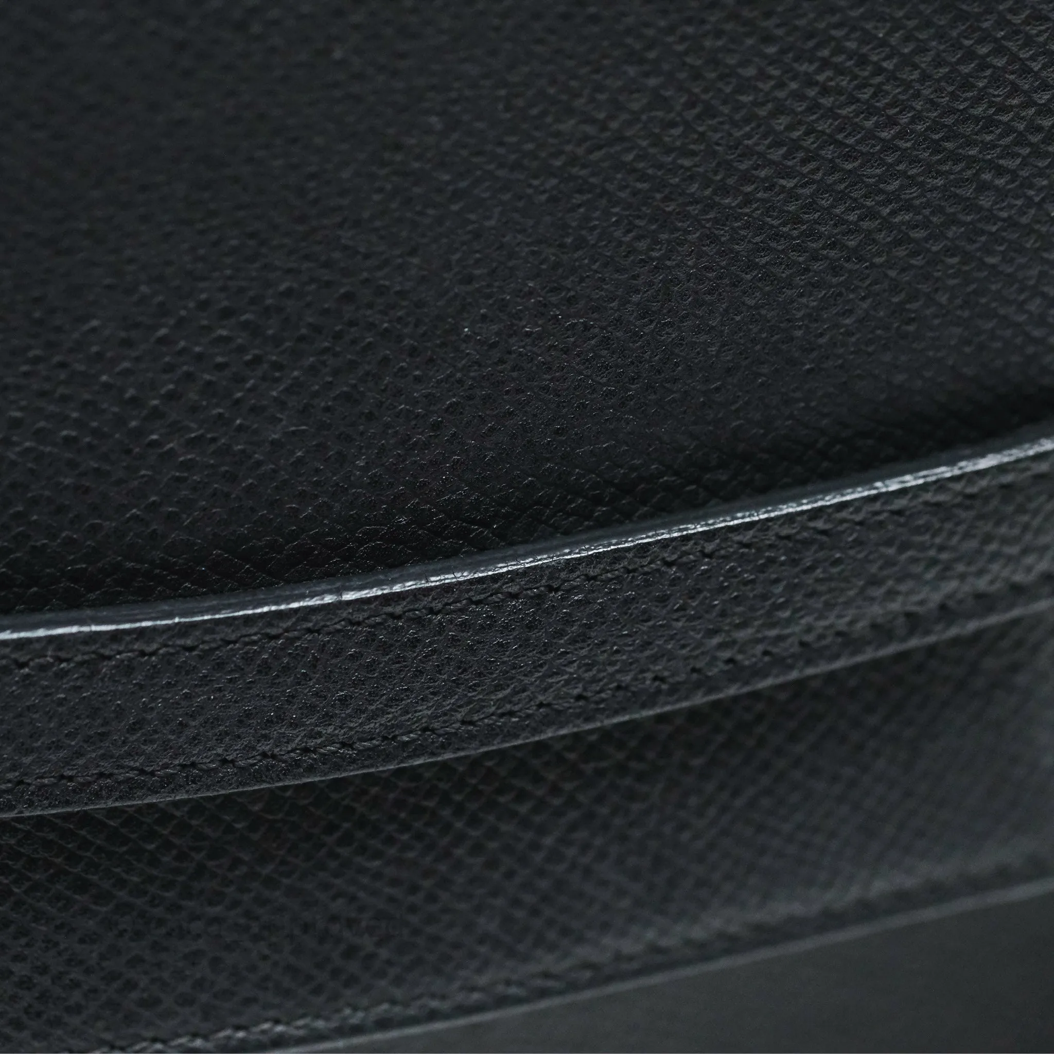 Celine Micro Belt Bag Black Grained Calfskin Gold Hardware