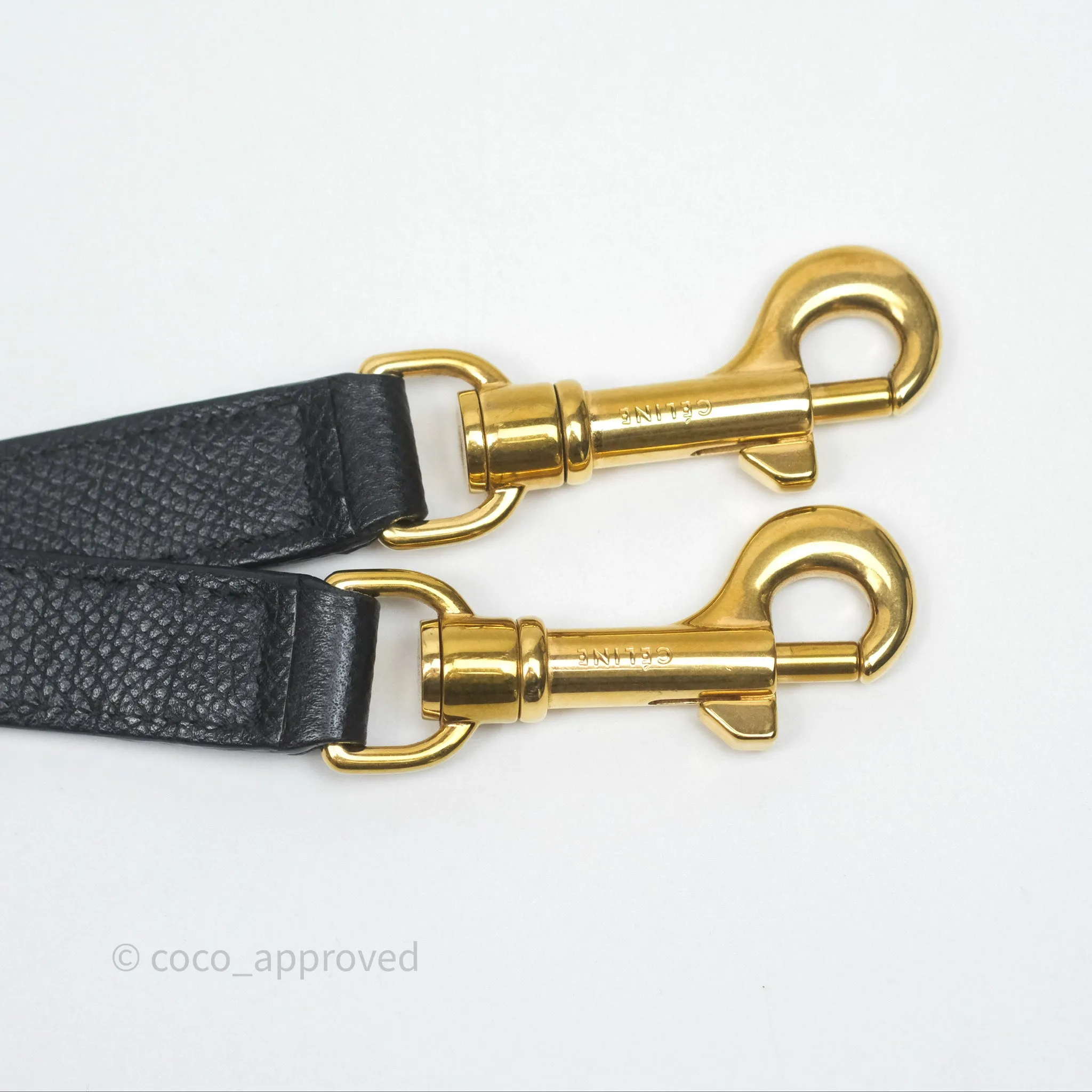 Celine Micro Belt Bag Black Grained Calfskin Gold Hardware