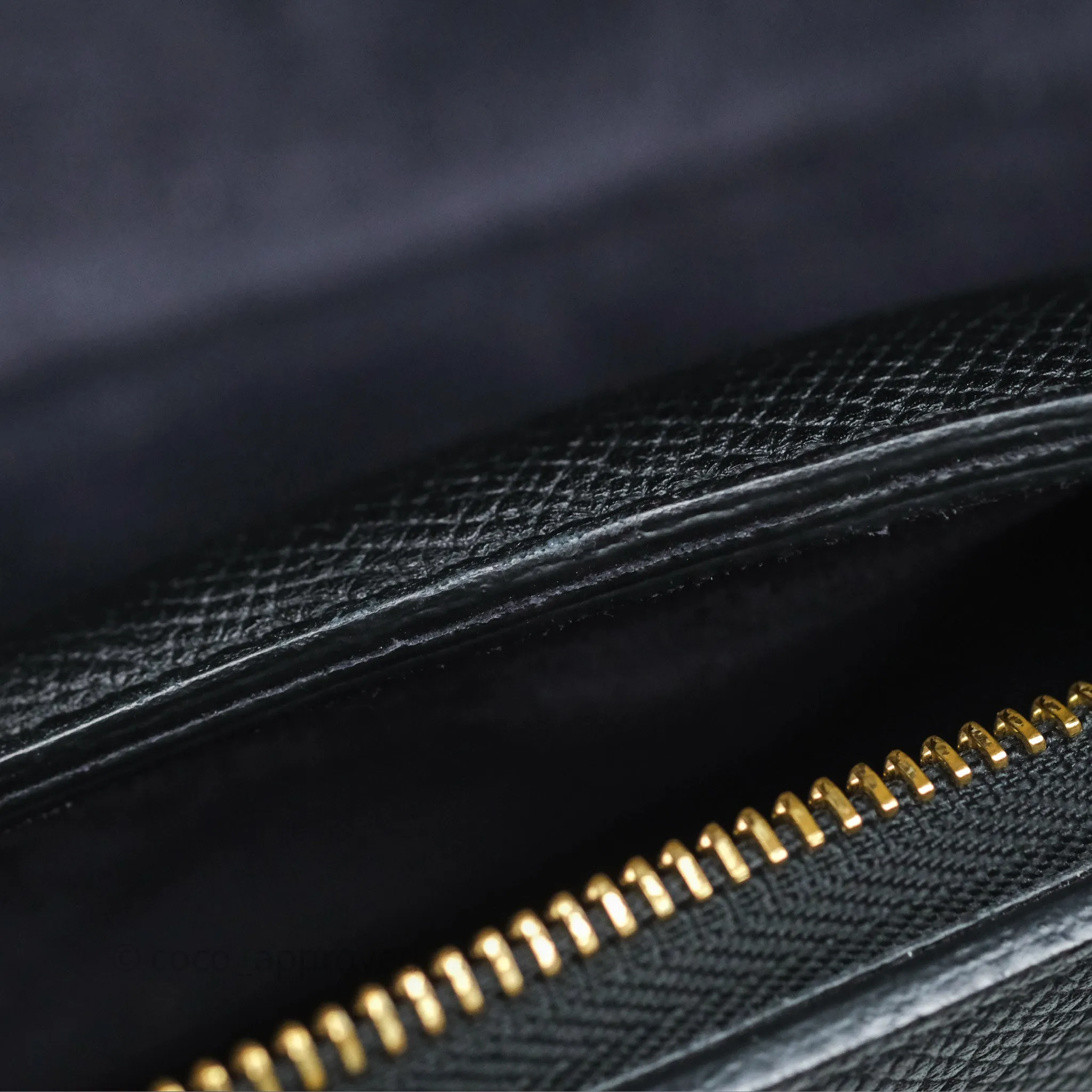 Celine Micro Belt Bag Black Grained Calfskin Gold Hardware