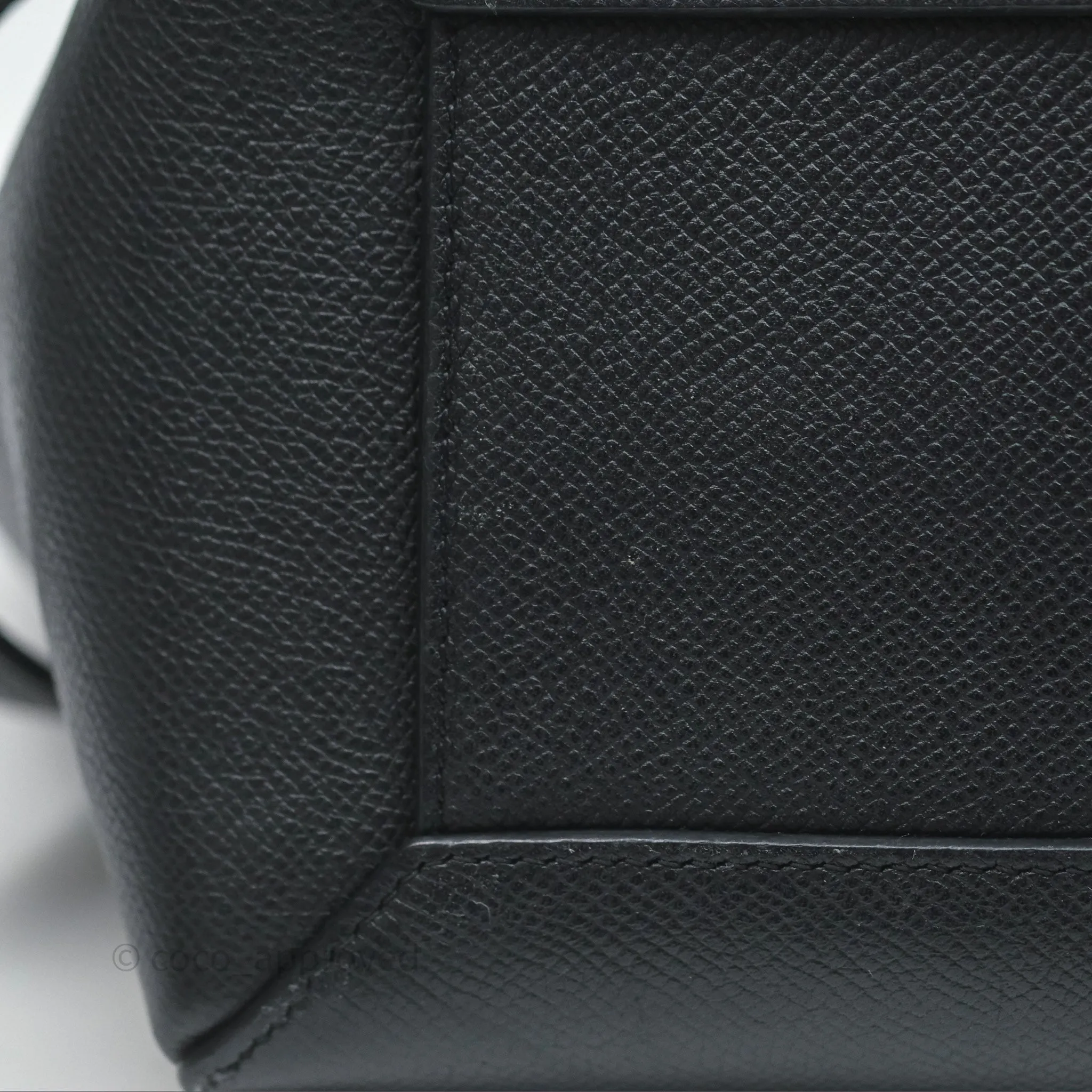 Celine Micro Belt Bag Black Grained Calfskin Gold Hardware
