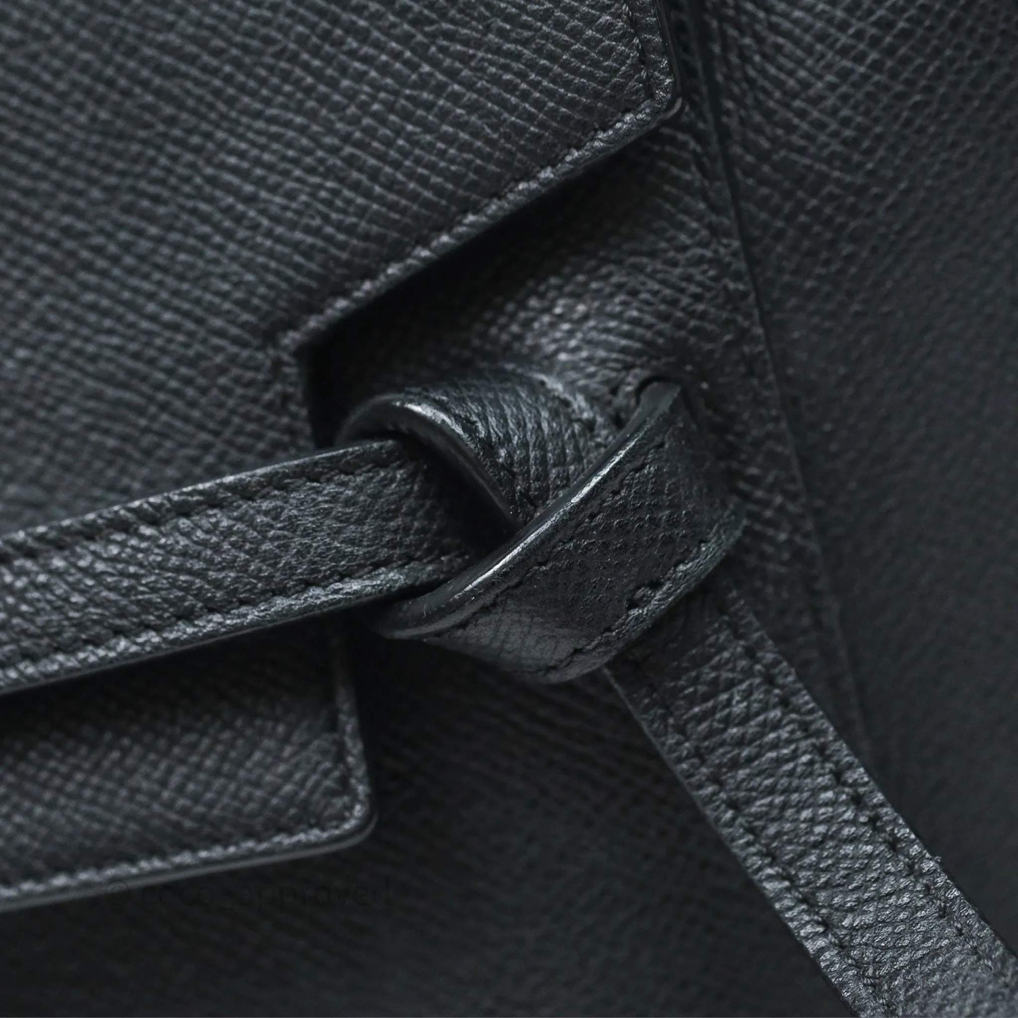 Celine Micro Belt Bag Black Grained Calfskin Gold Hardware