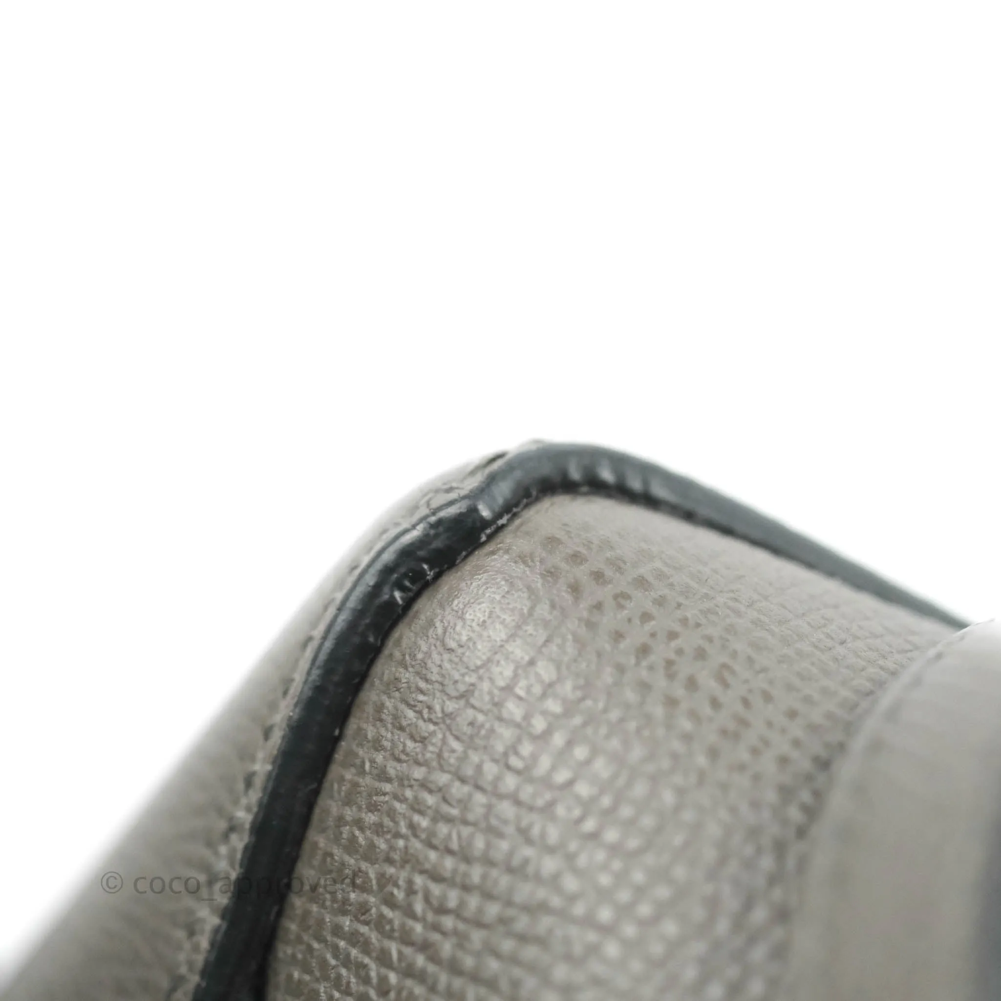 Celine Micro Belt Bag Grey Grained Calfskin Gold Hardware