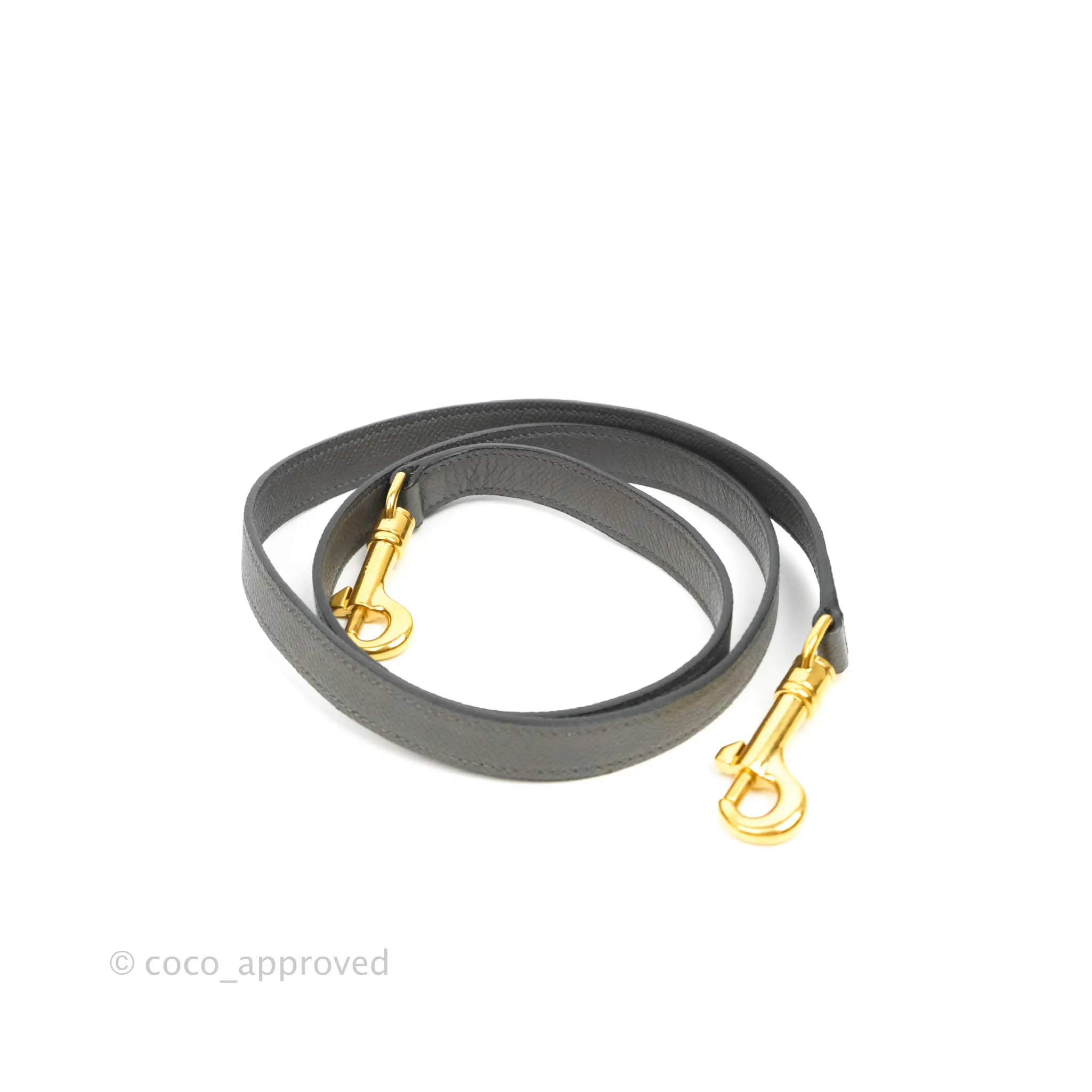 Celine Micro Belt Bag Grey Grained Calfskin Gold Hardware
