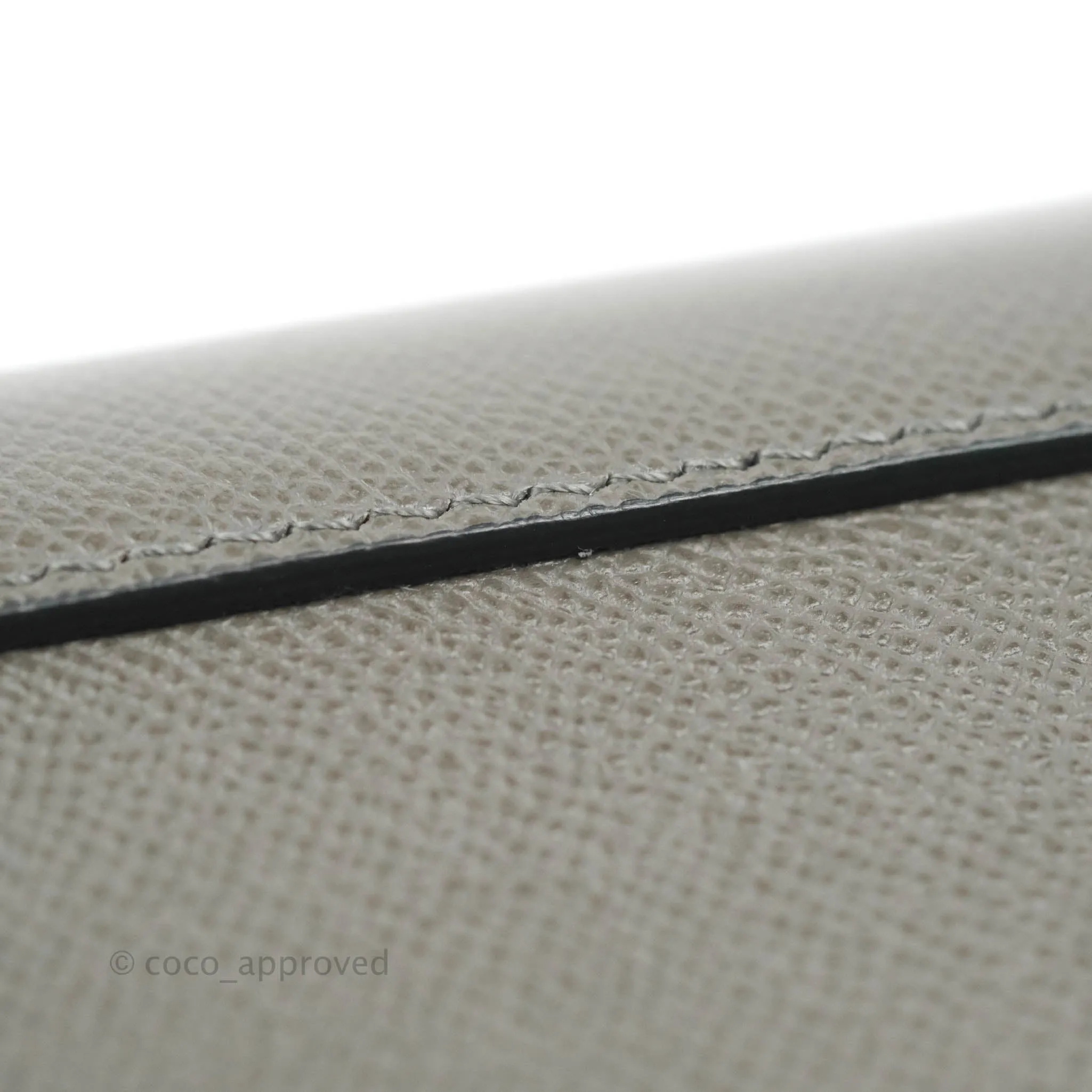 Celine Micro Belt Bag Grey Grained Calfskin Gold Hardware
