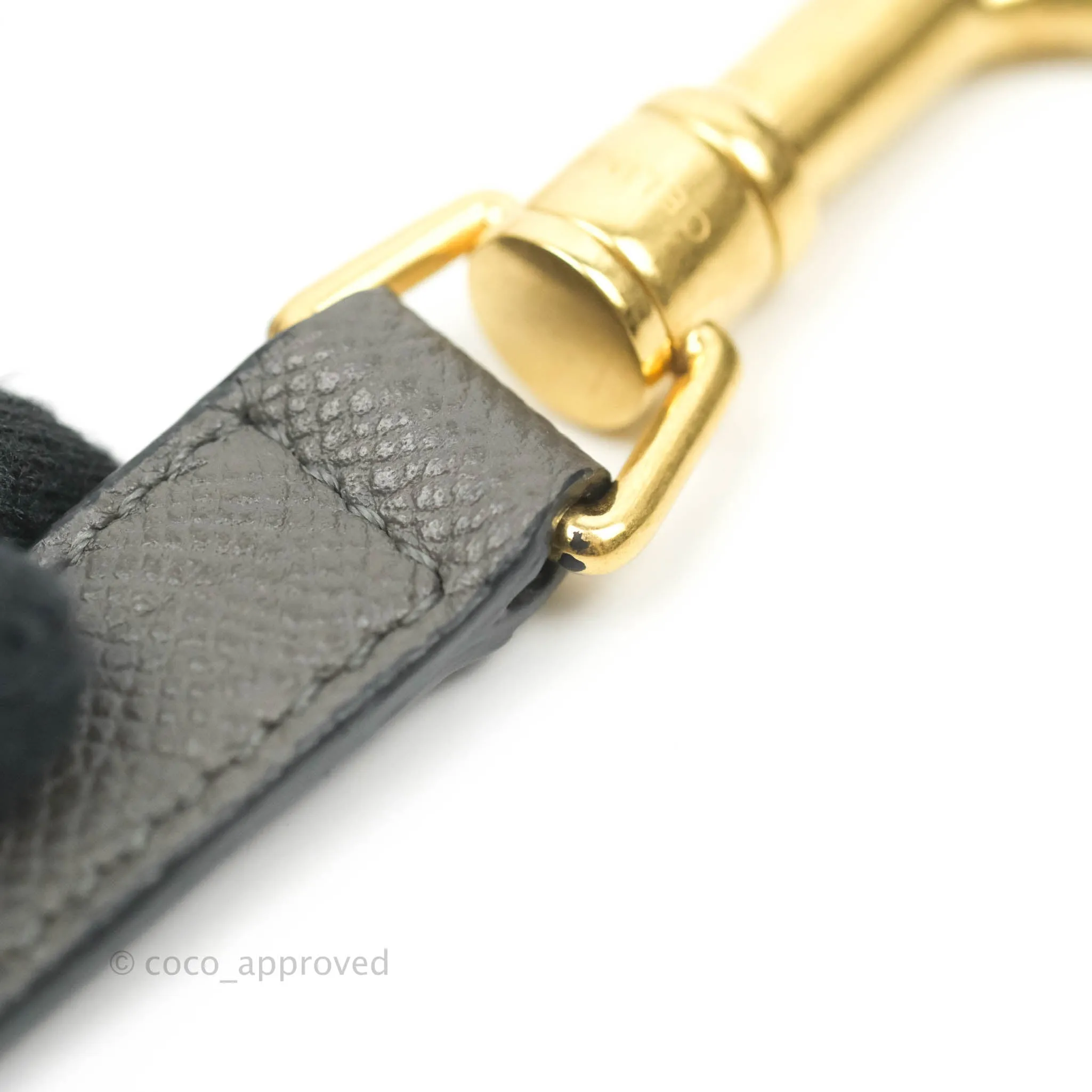 Celine Micro Belt Bag Grey Grained Calfskin Gold Hardware
