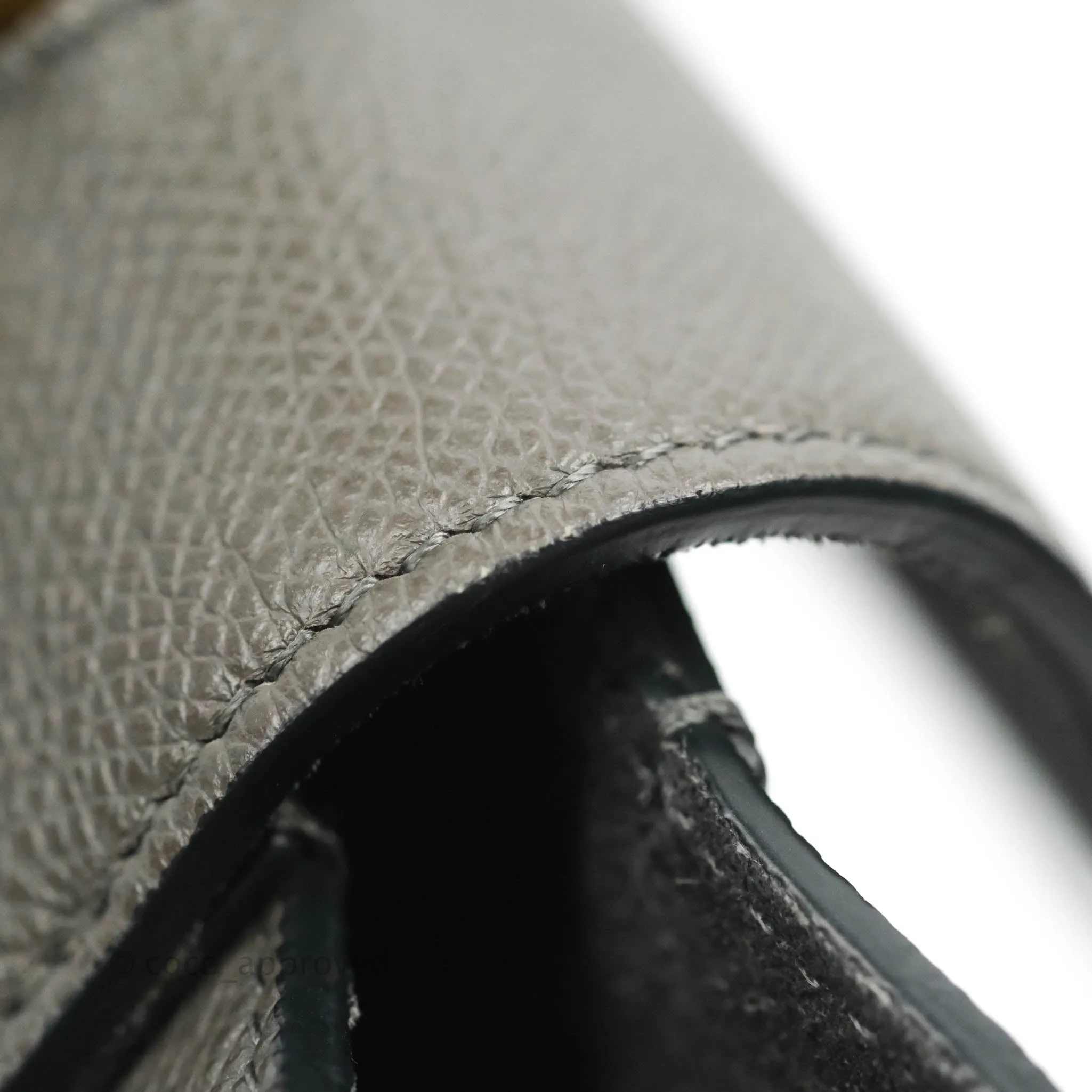 Celine Micro Belt Bag Grey Grained Calfskin Gold Hardware