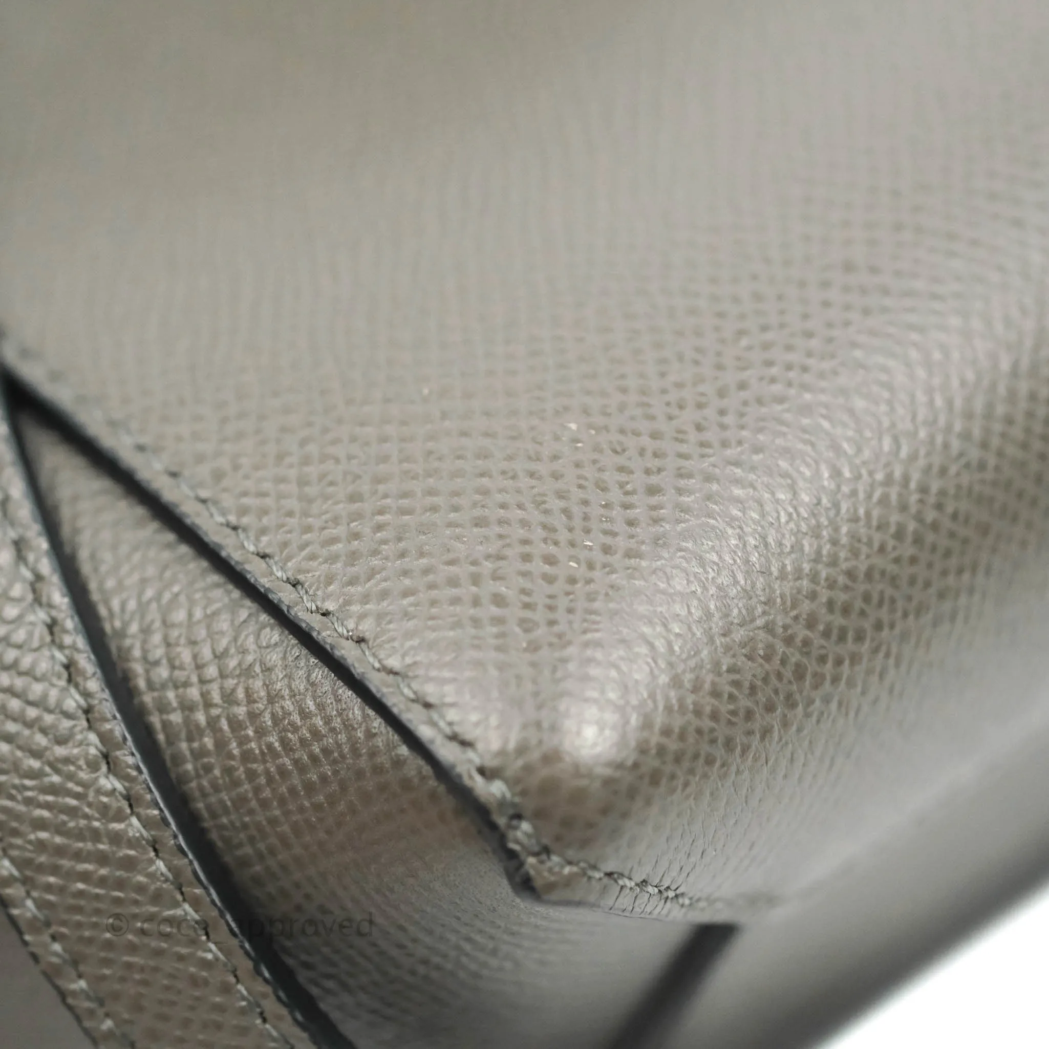 Celine Micro Belt Bag Grey Grained Calfskin Gold Hardware