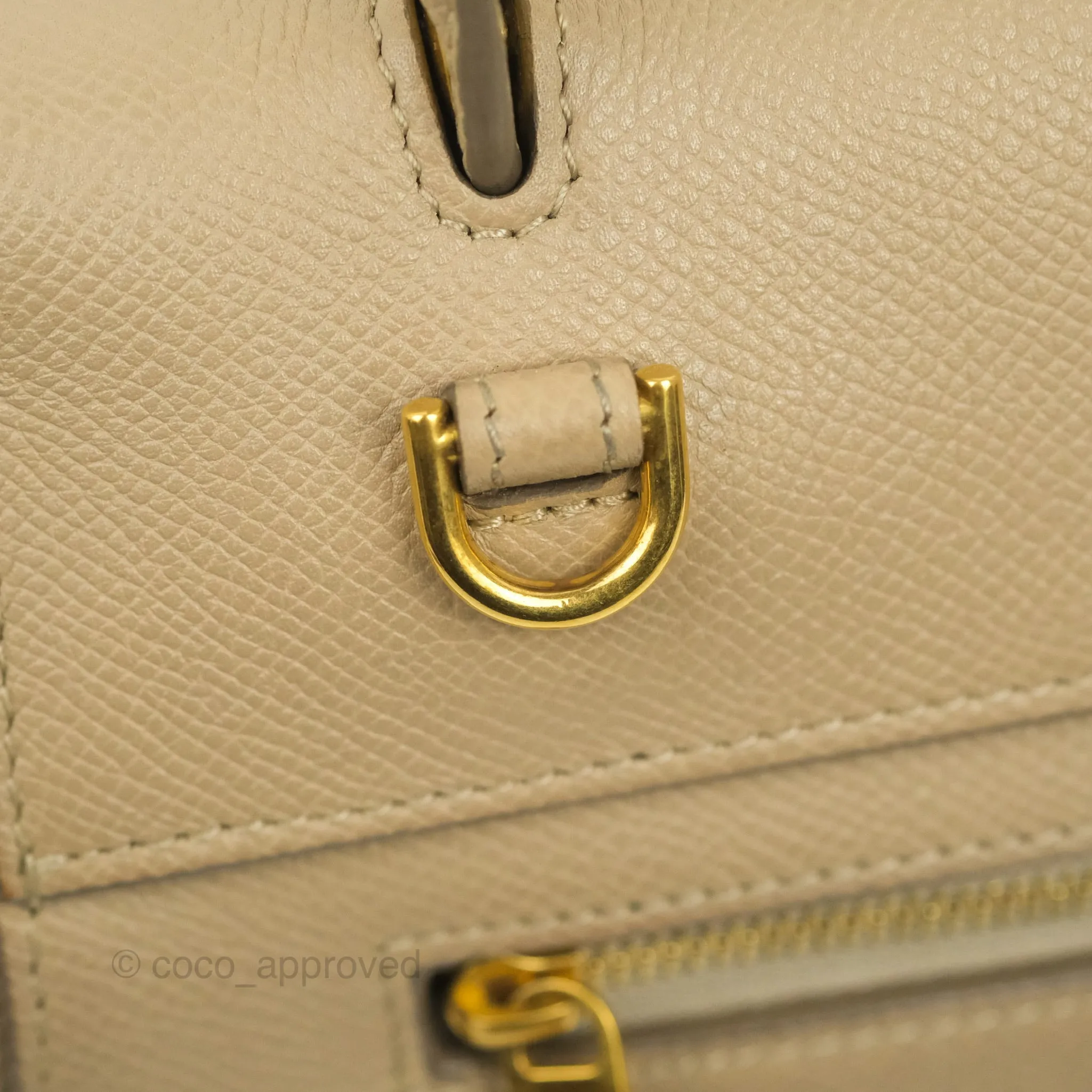 Celine Micro Belt Bag Light Taupe Grained Calfskin Gold Hardware