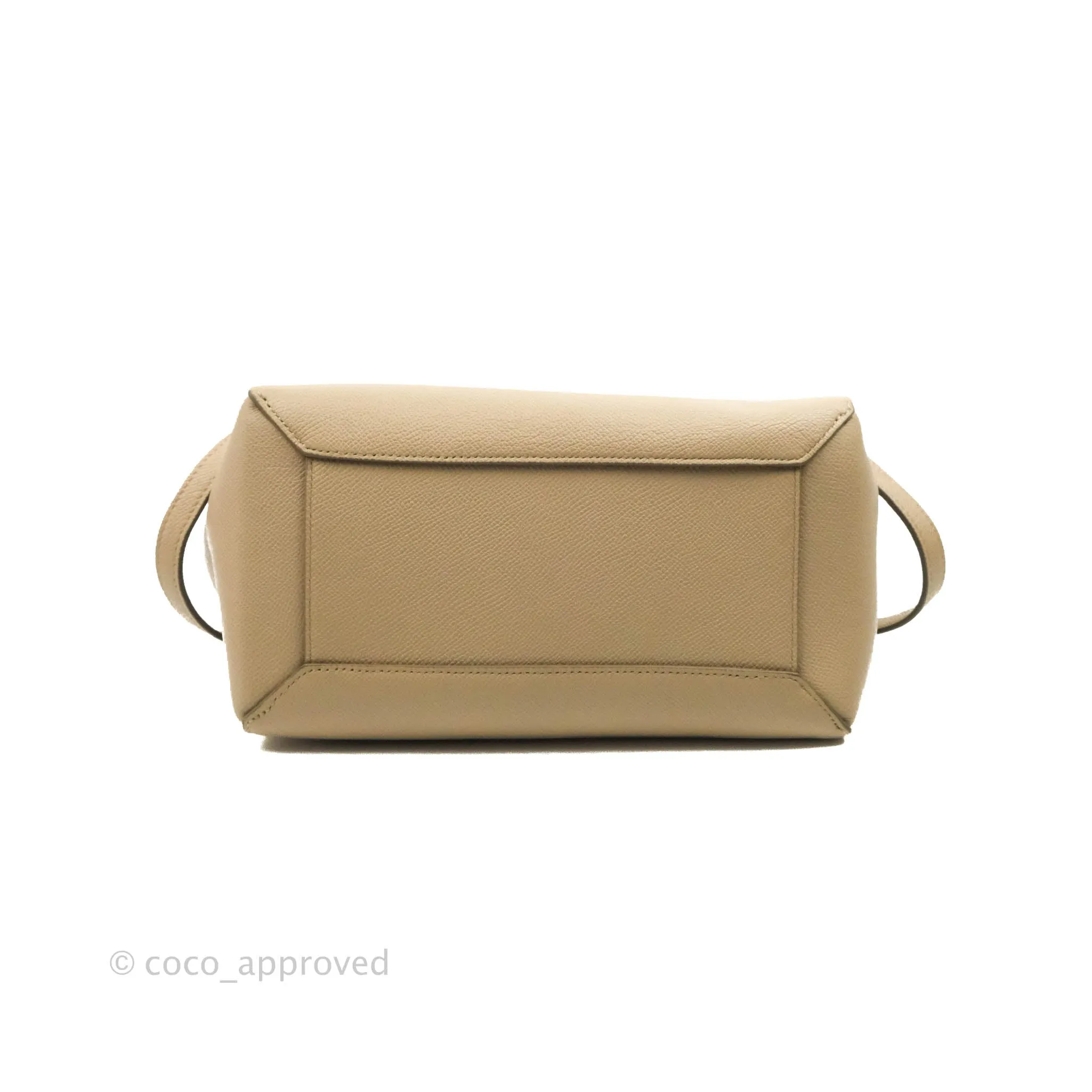 Celine Micro Belt Bag Light Taupe Grained Calfskin Gold Hardware