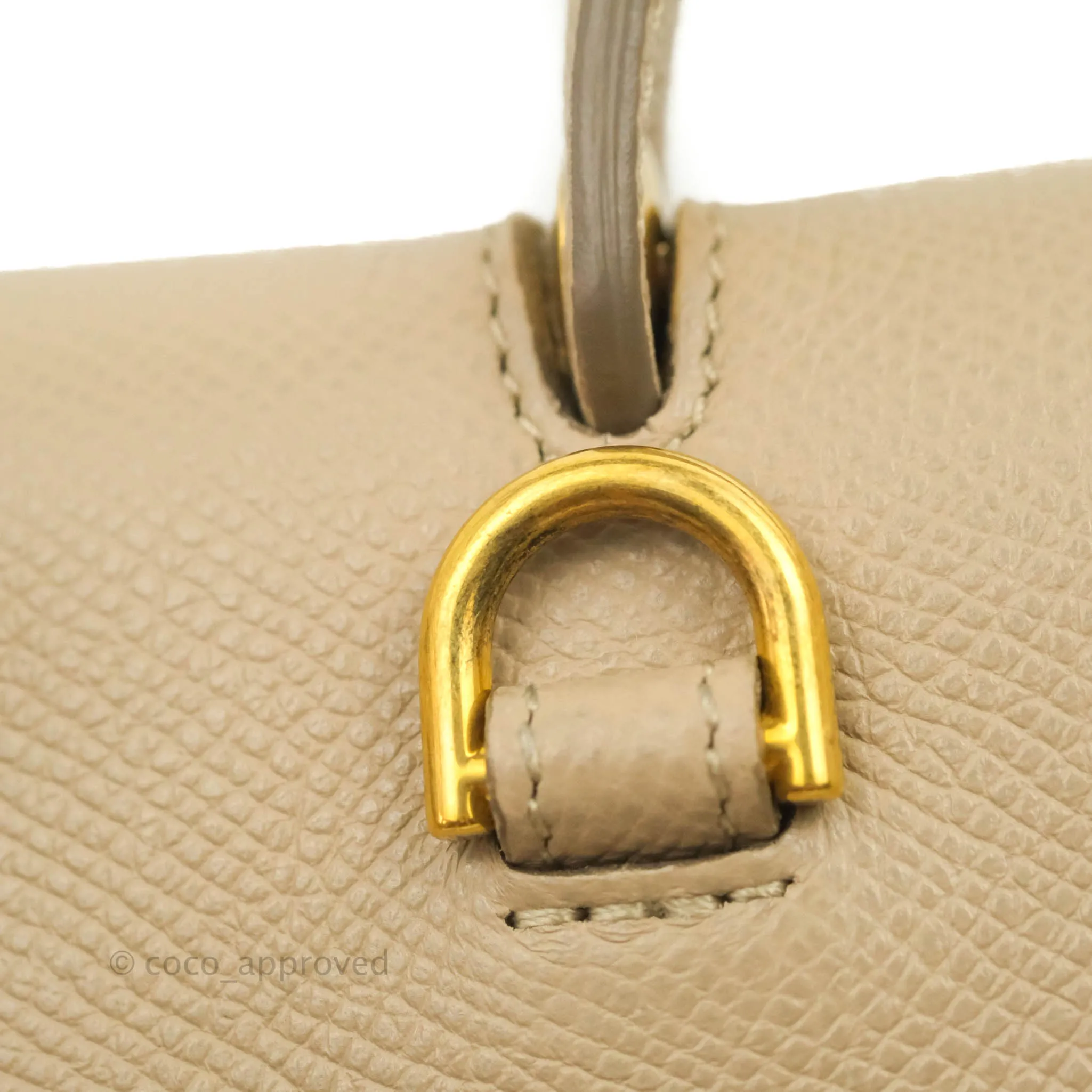 Celine Micro Belt Bag Light Taupe Grained Calfskin Gold Hardware