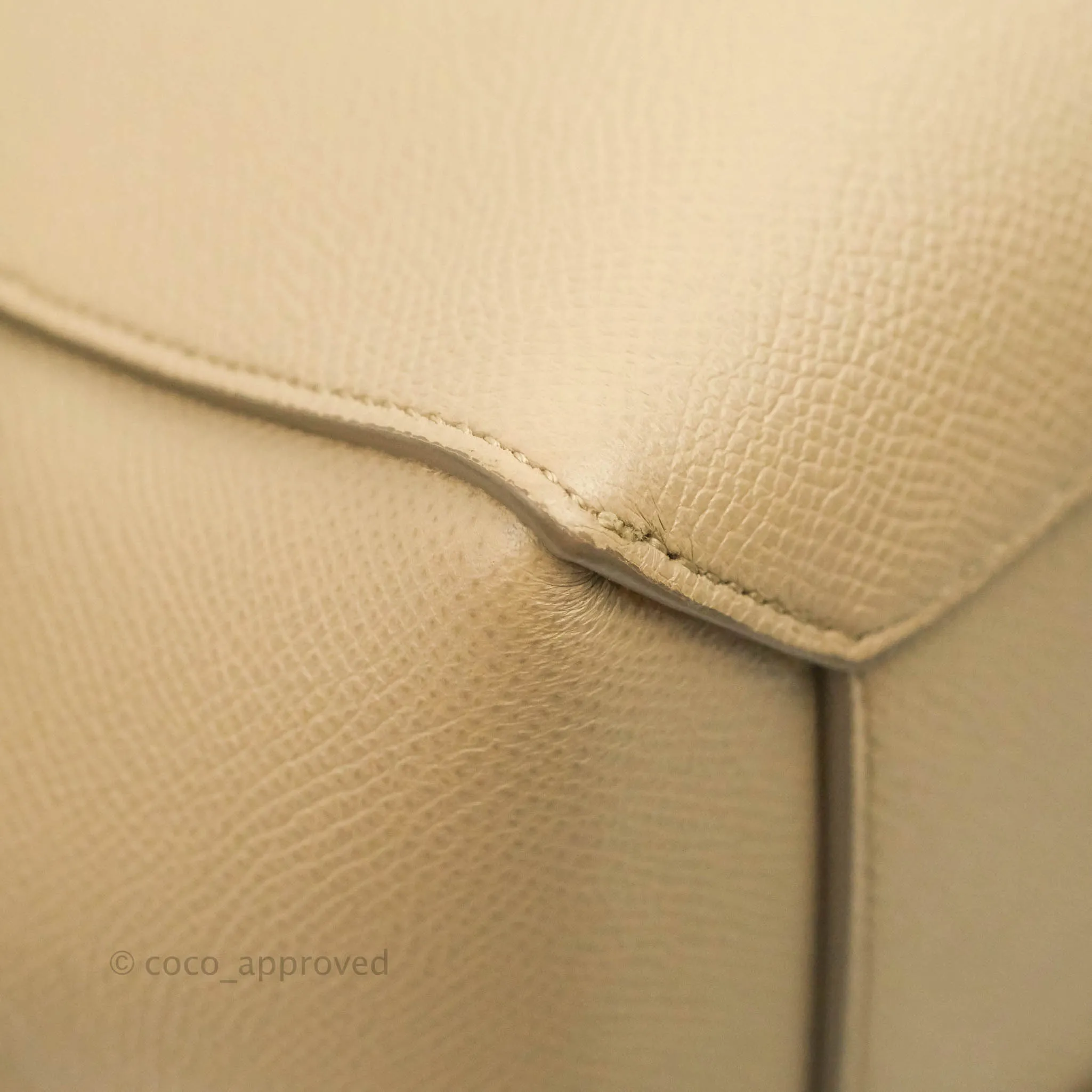 Celine Micro Belt Bag Light Taupe Grained Calfskin Gold Hardware