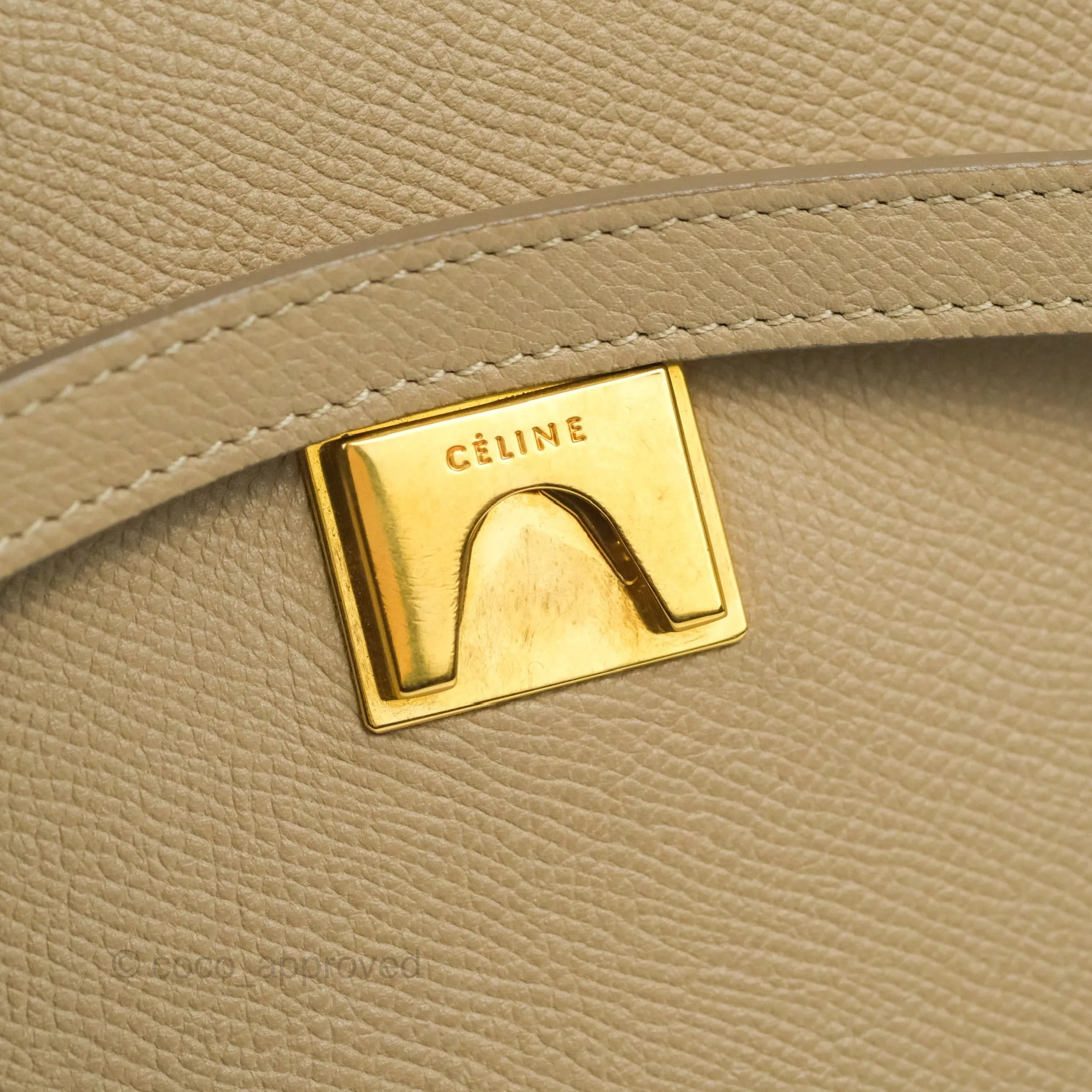 Celine Micro Belt Bag Light Taupe Grained Calfskin Gold Hardware
